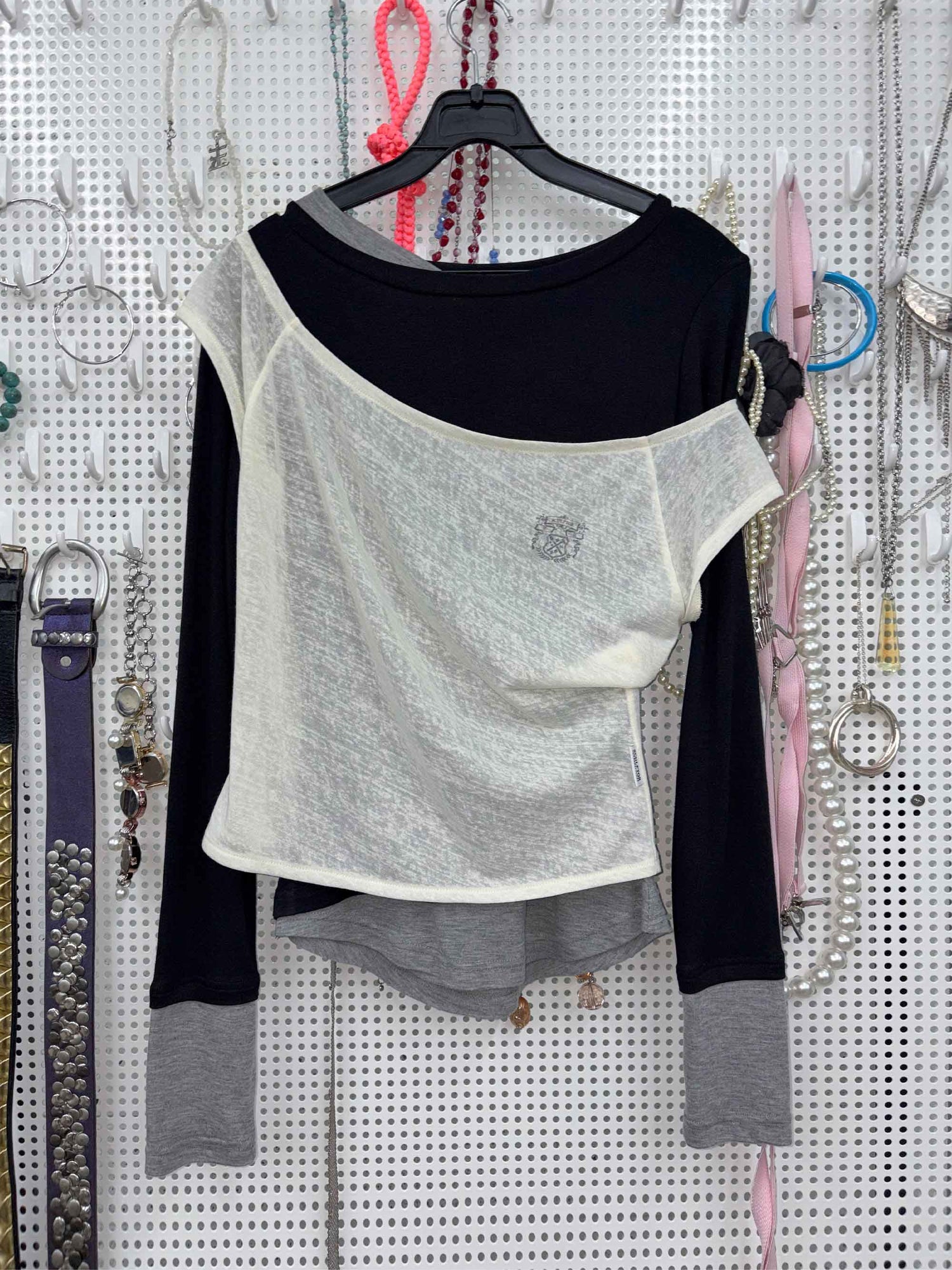 Lazy Layered Tee Raw