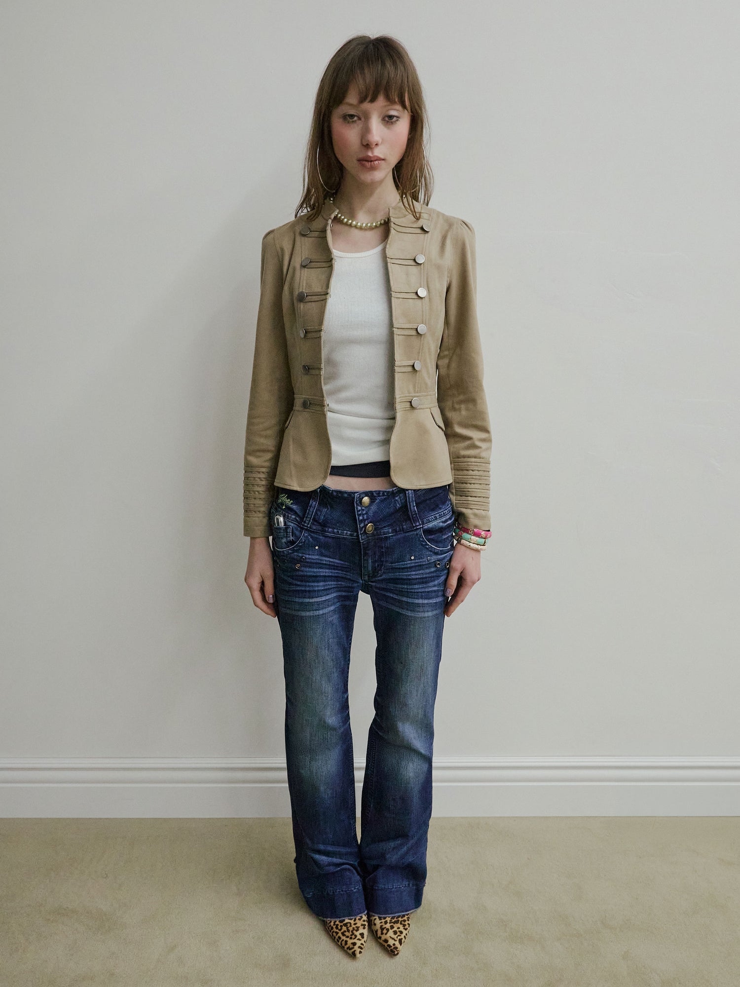 Brass Napoleon Jacket Beige