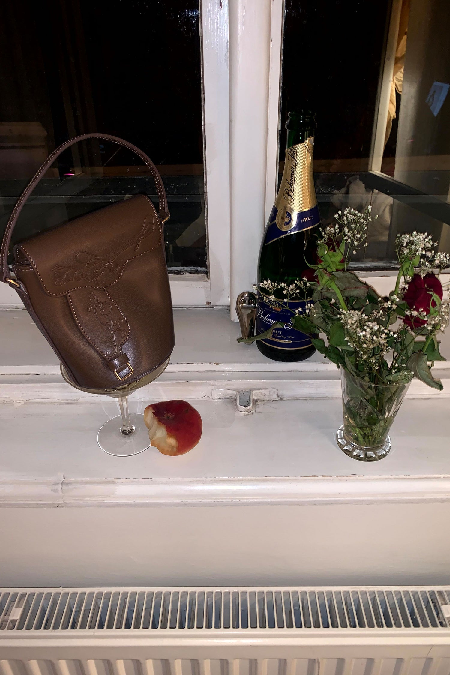 Saddle Bucket Bag Brown