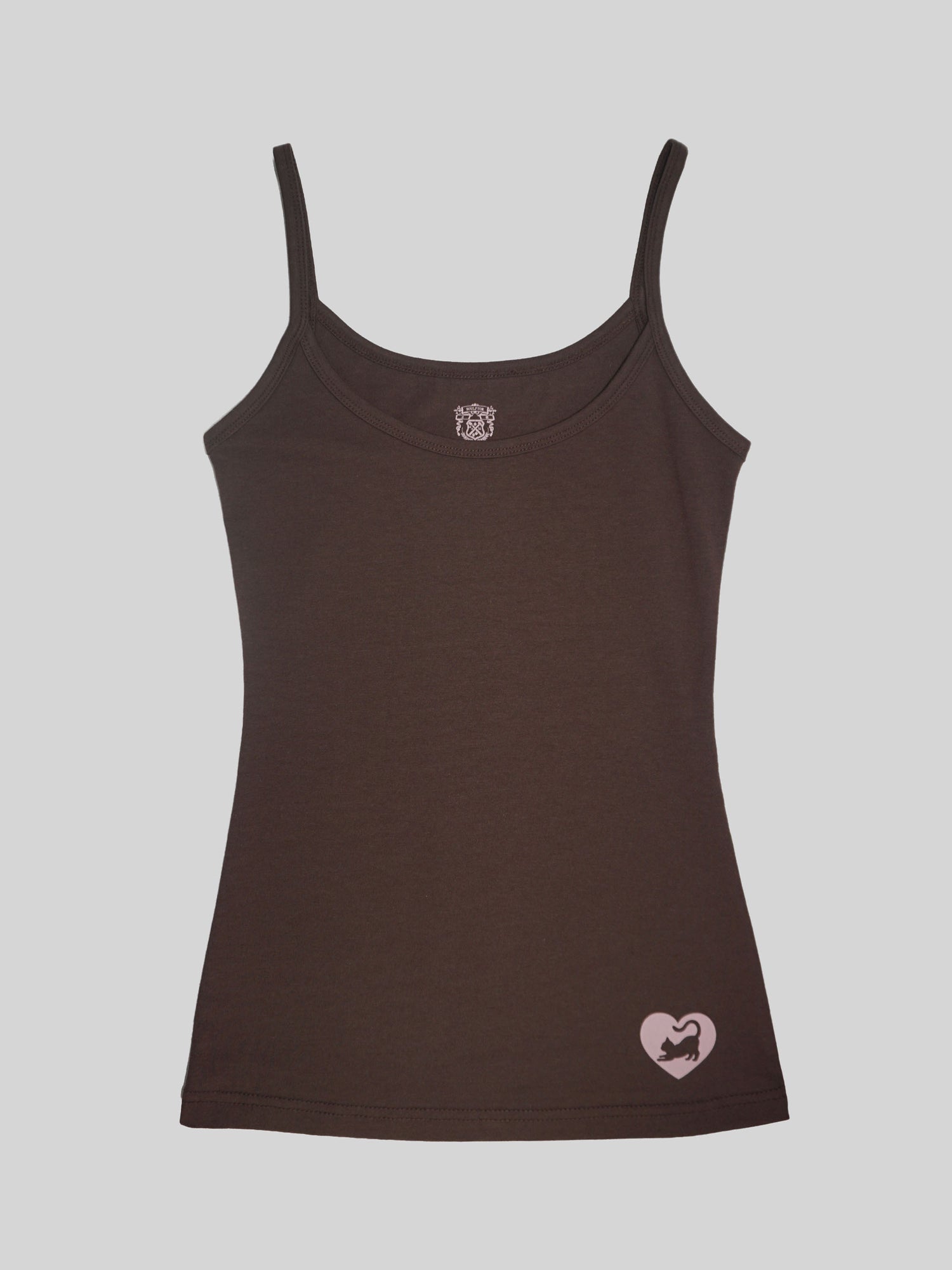 Sweet Kitty Tank Top Brown