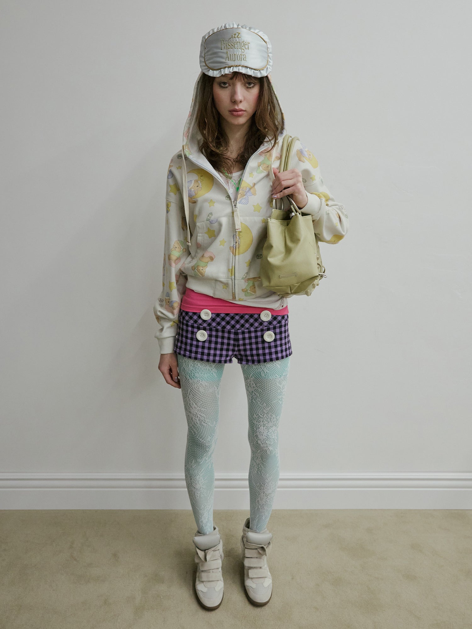 Metal Stud Tote Bag Butter