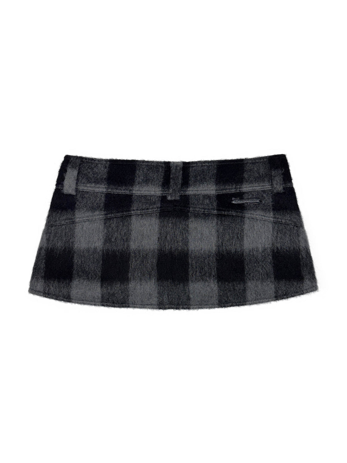 Cargo Micro Skirt Gray Check