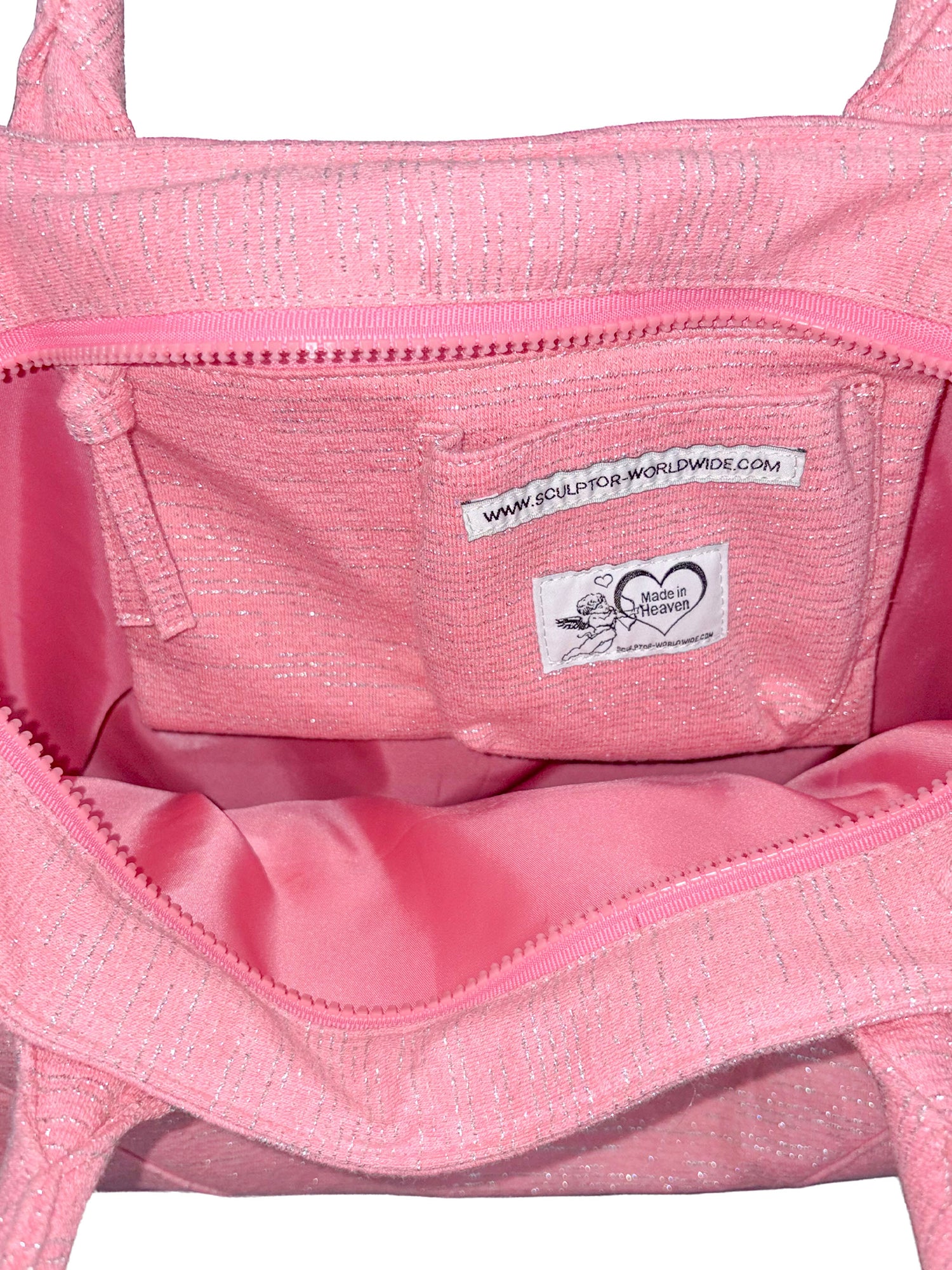 Chain Terry Bag Acid Pink