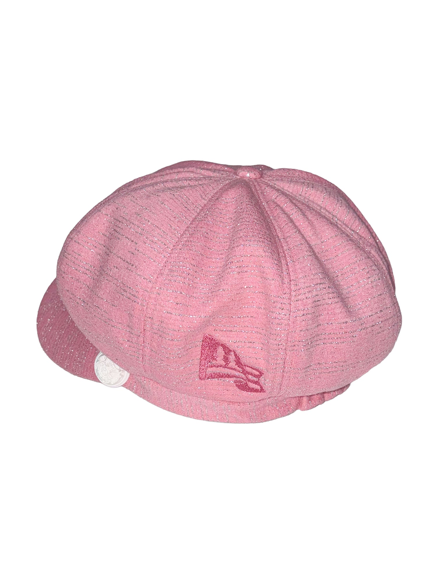 Chain Terry Newsboy Cap Acid Pink