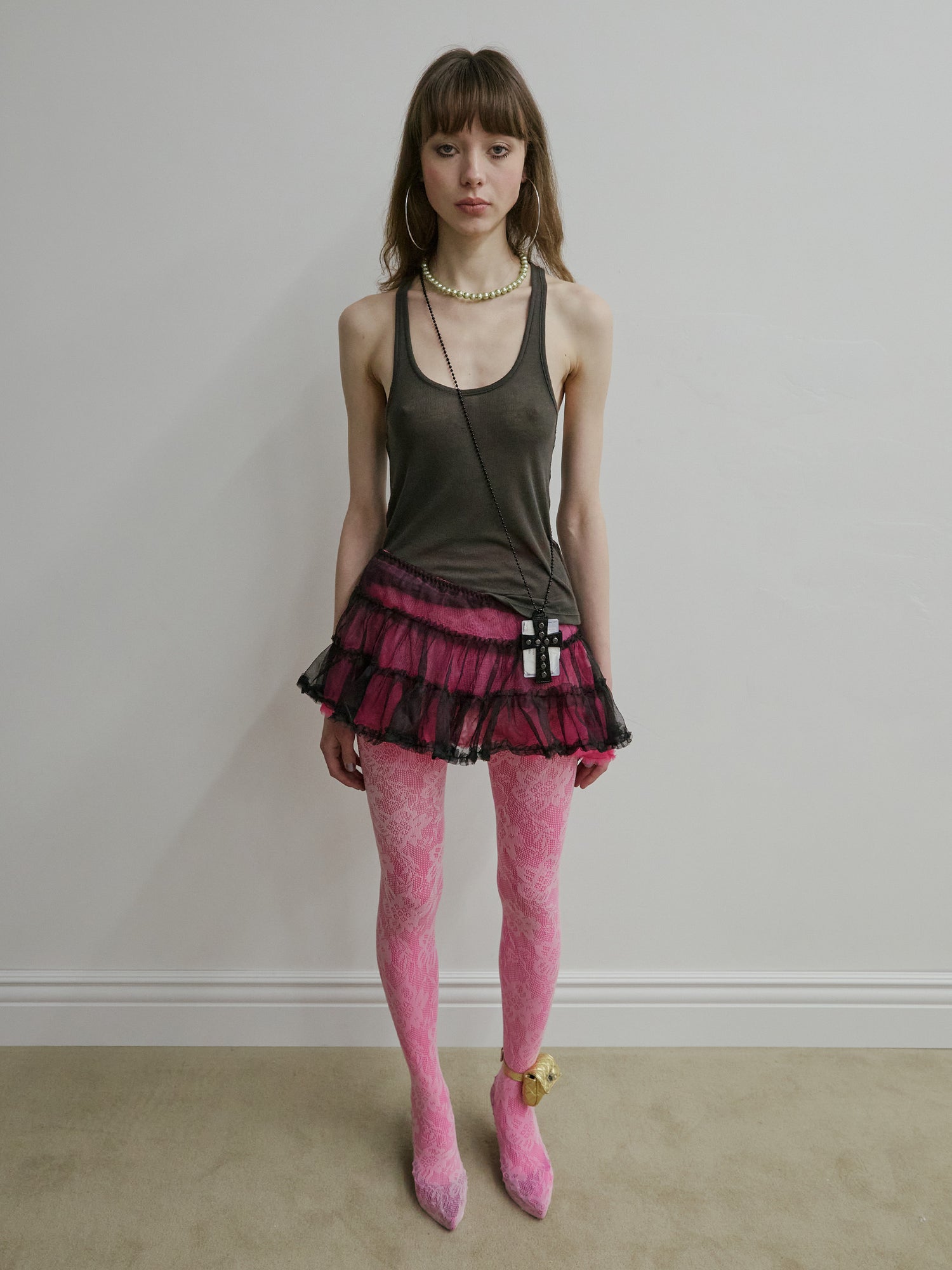 Thong Sleeveless Charcoal