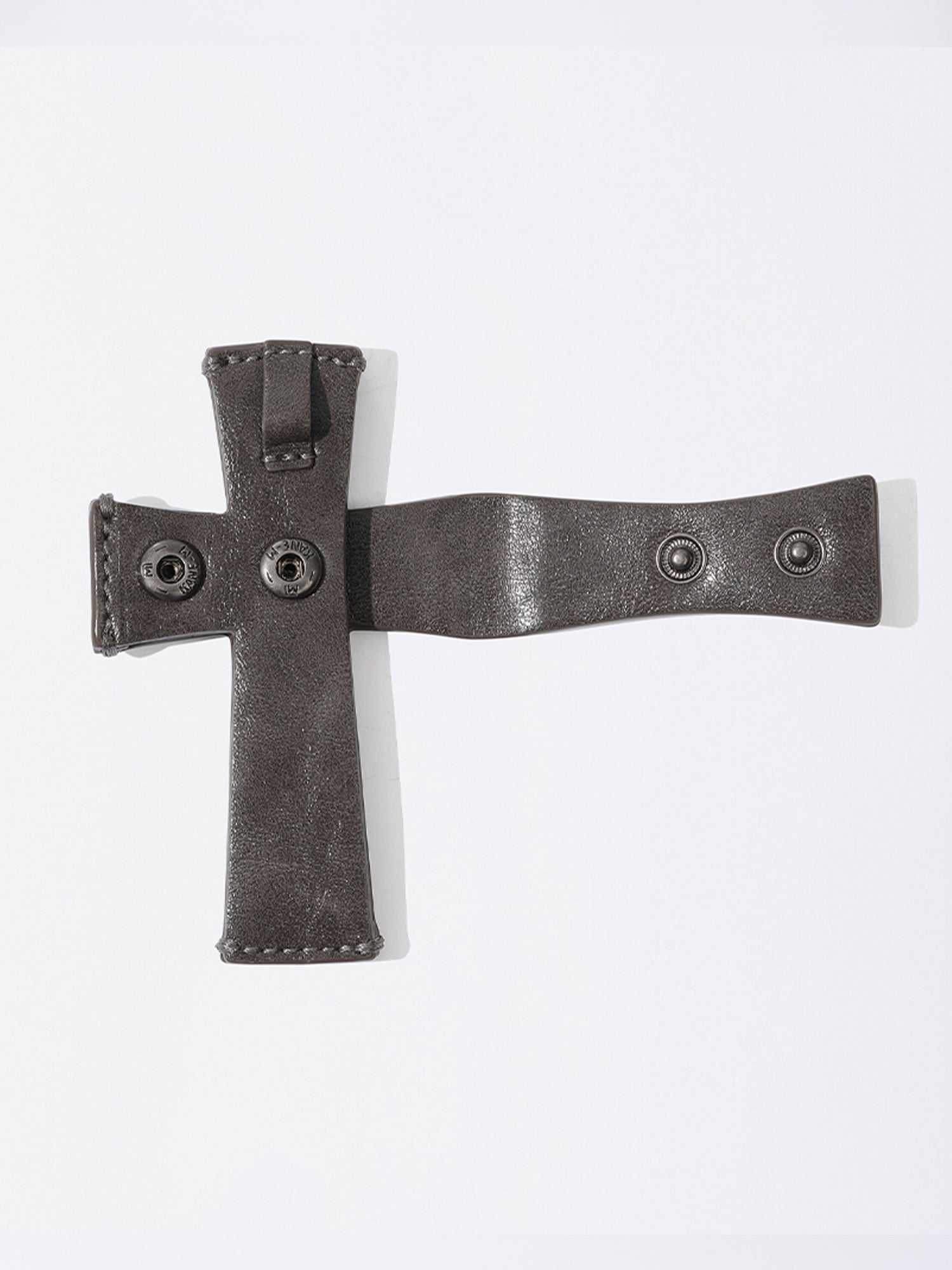 Cross Strap Wallet Charcoal