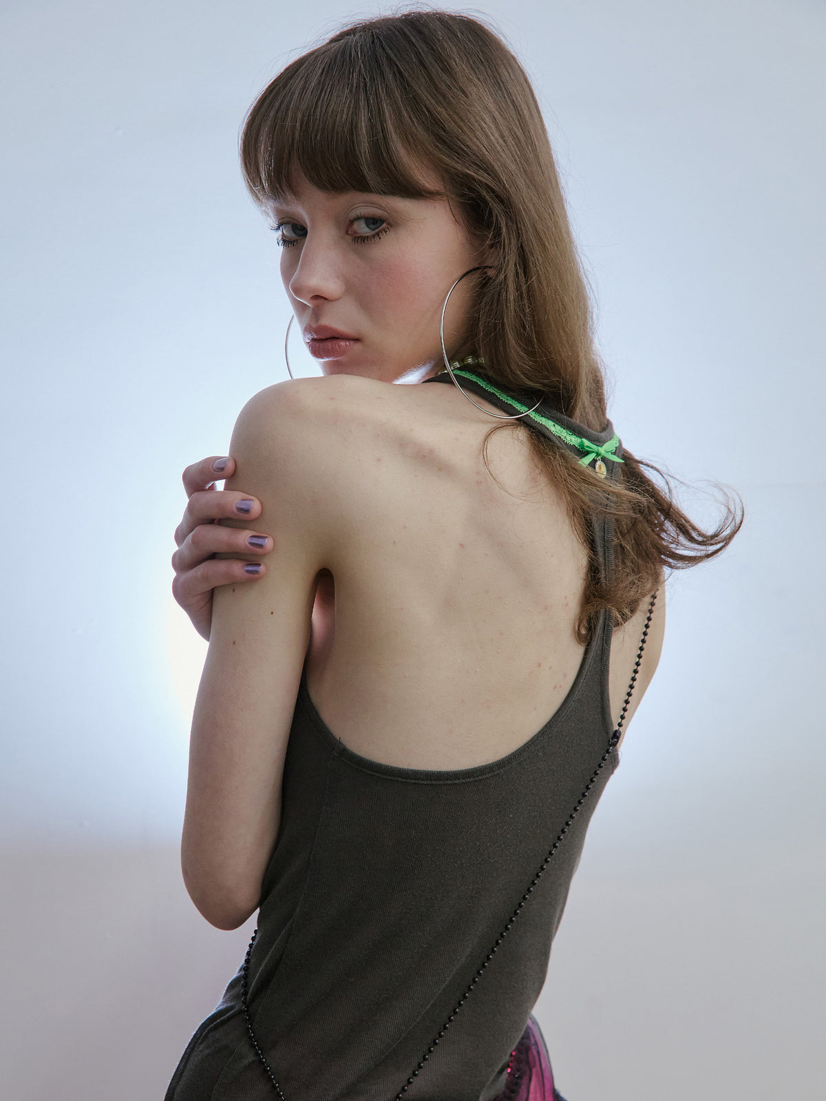 Thong Sleeveless Charcoal