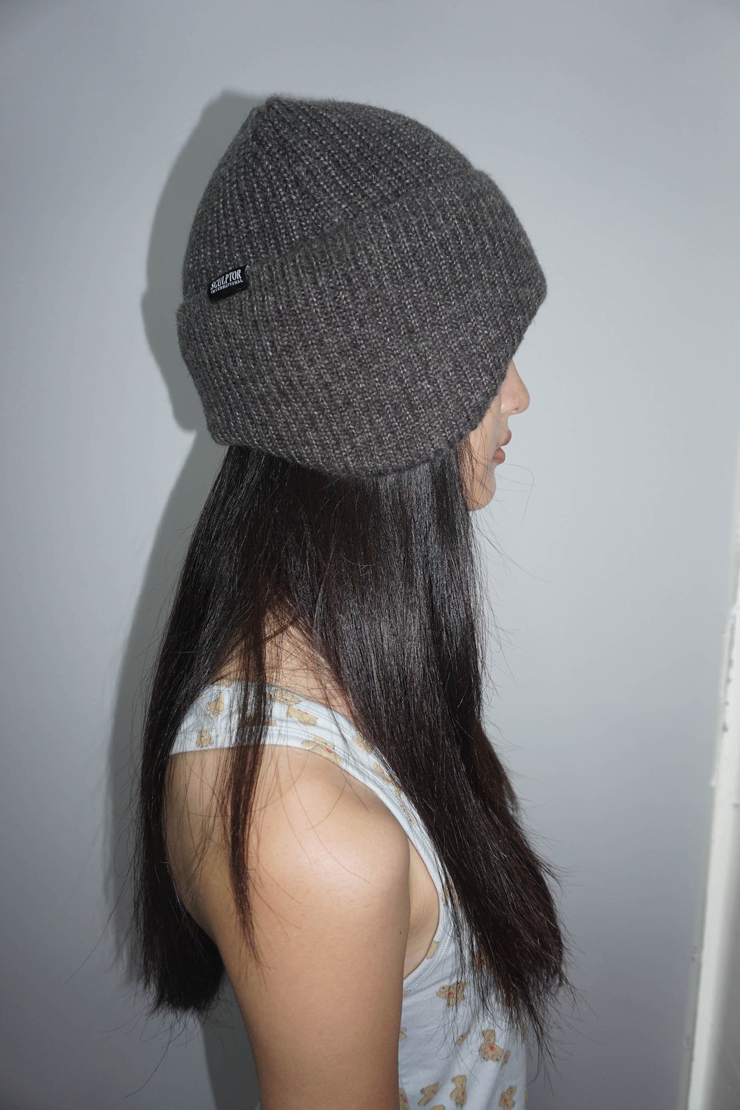 Cozy Earflap Beanie Charcoal