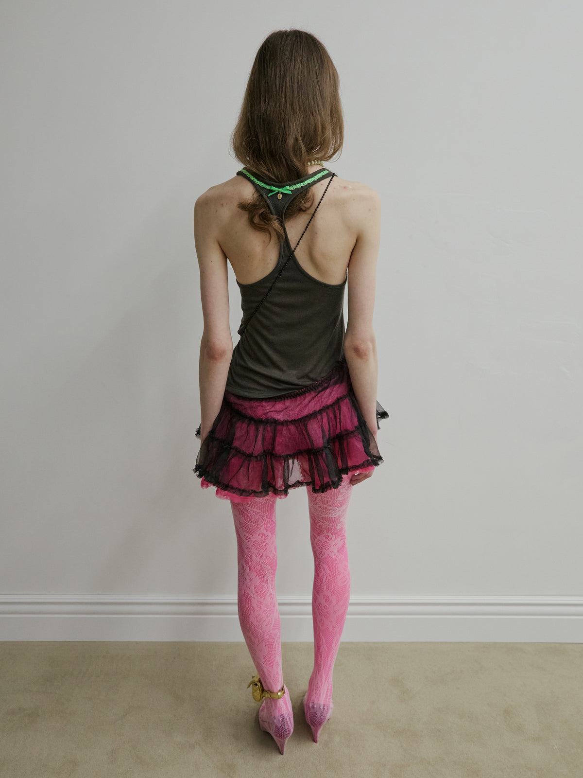 Thong Sleeveless Charcoal