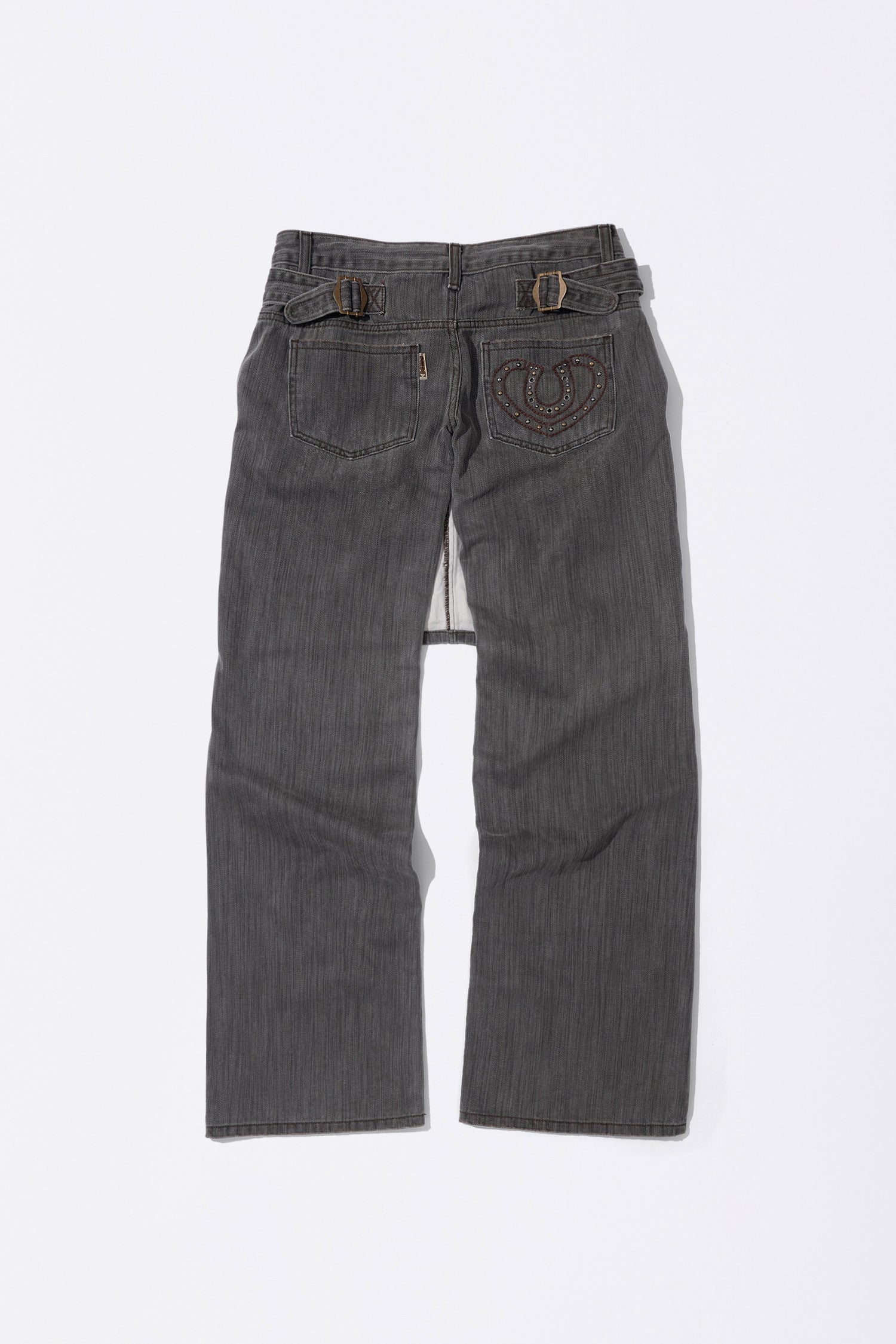 Apron Layered Denim Charcoal