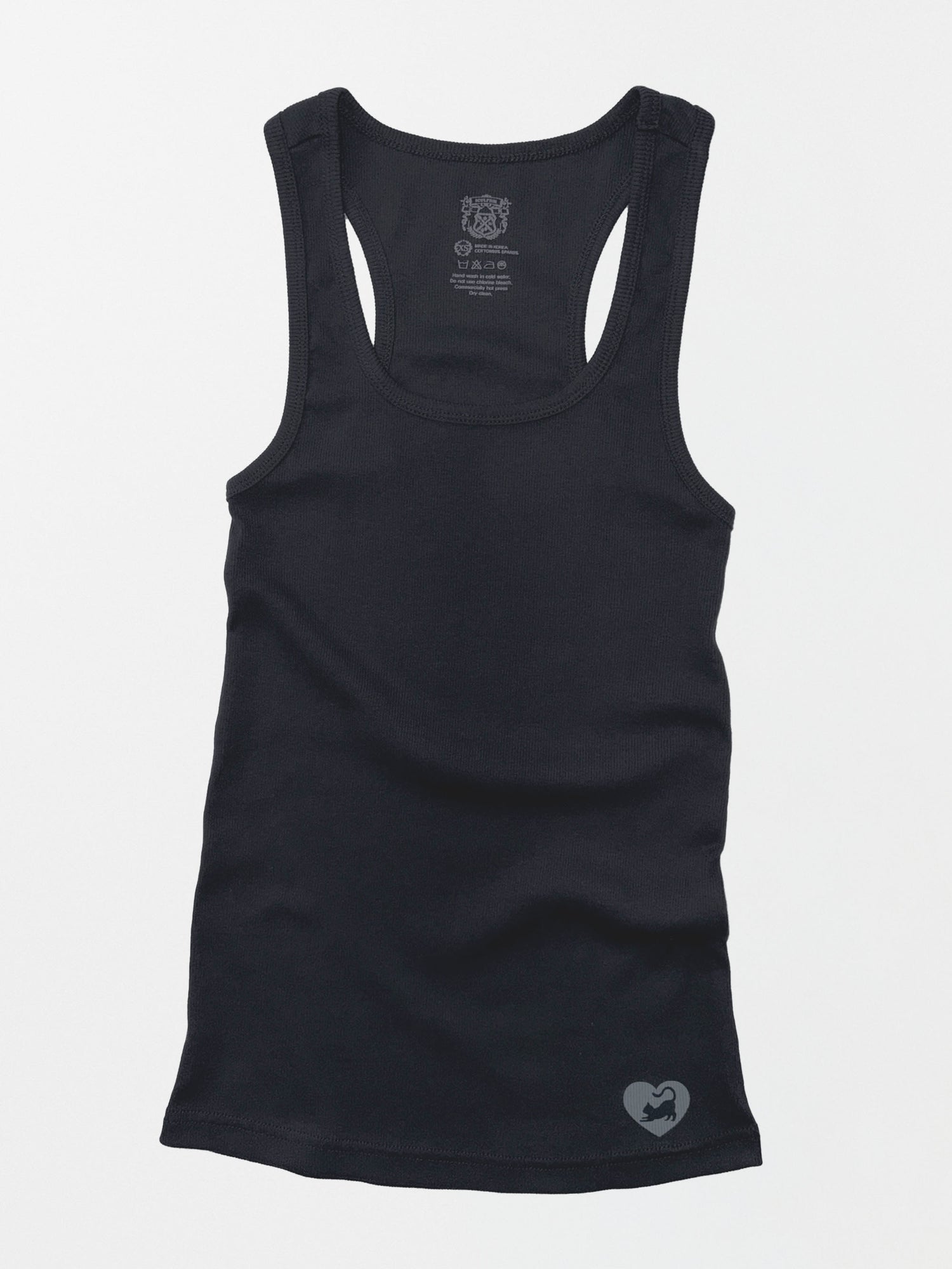 Razorback Tank Top Charcoal