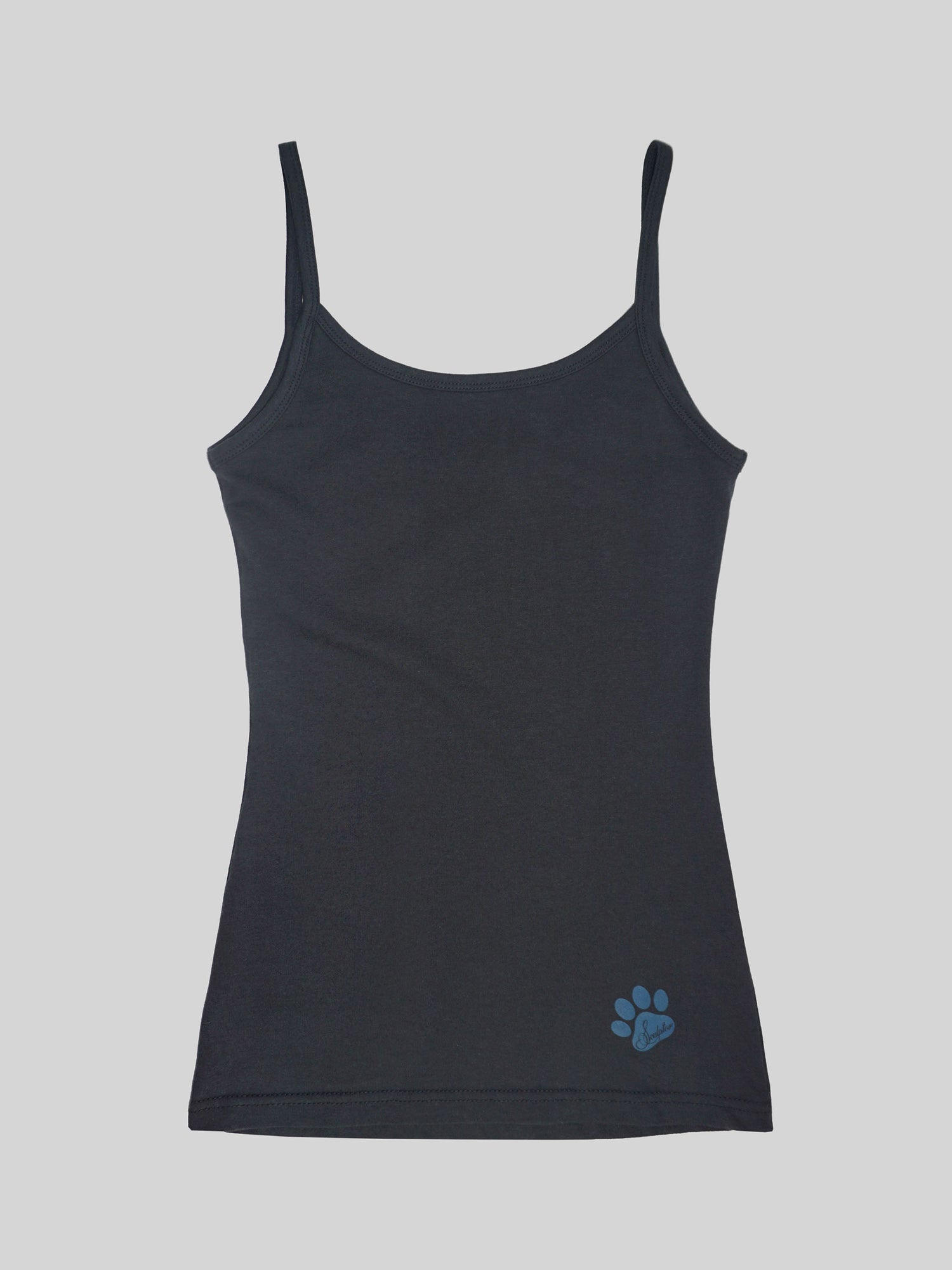 Sweet Kitty Tank Top Charcoal