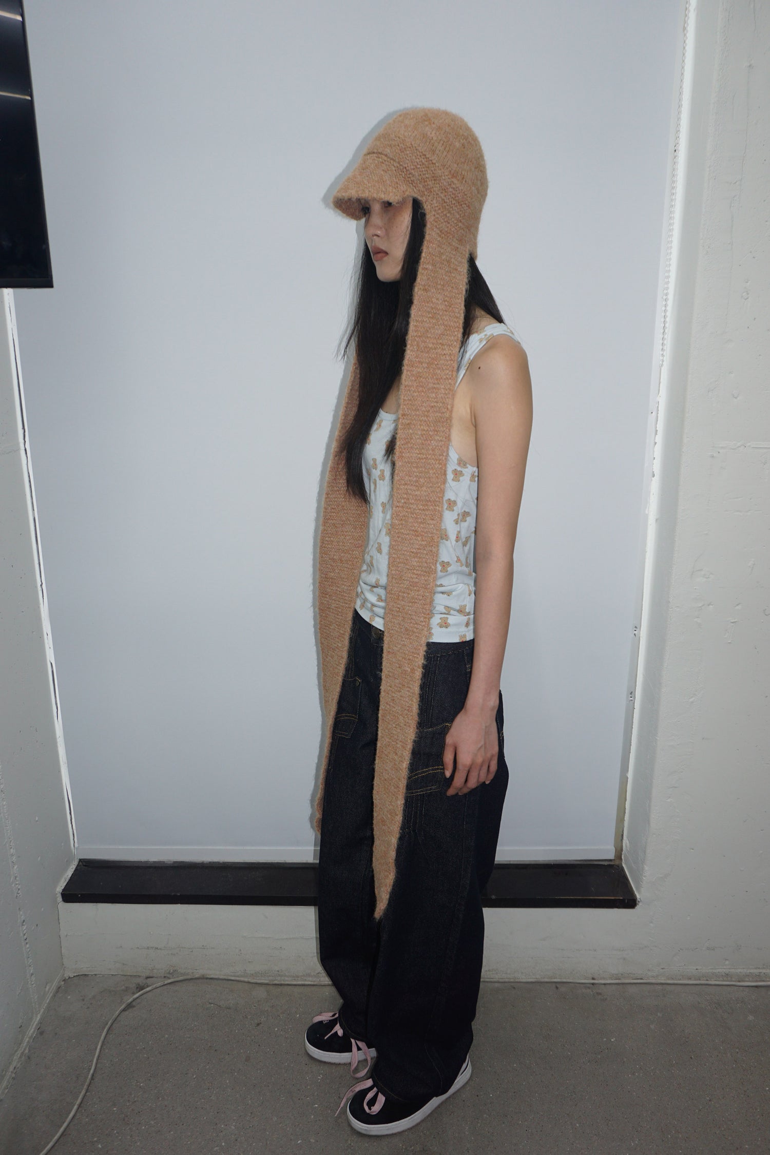 Flap Tail Beanie Cinnamon