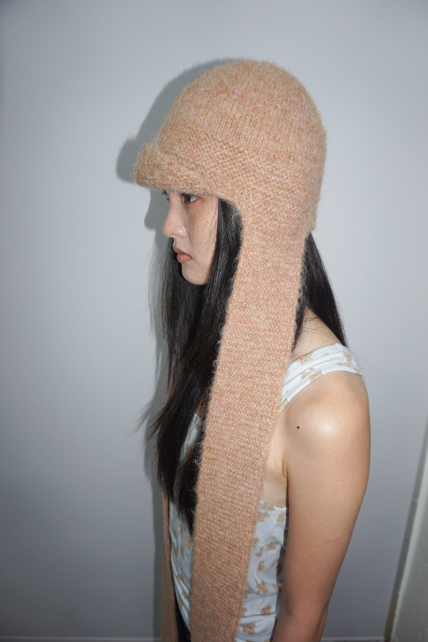 Flap Tail Beanie Cinnamon