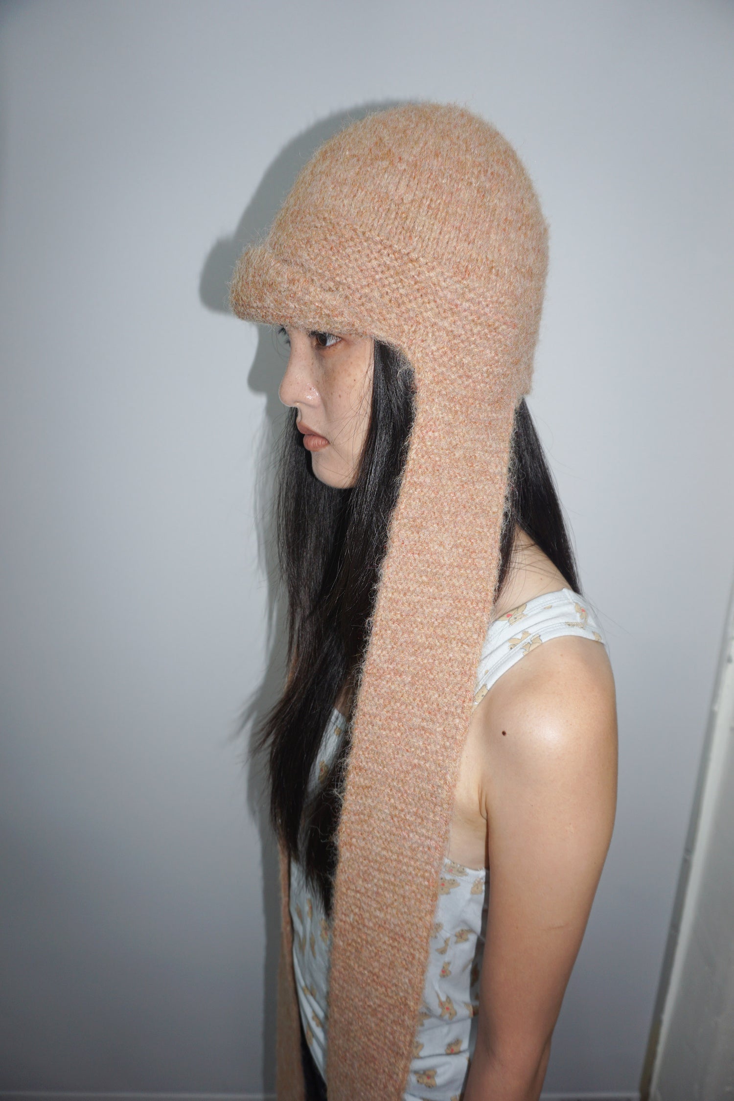 Flap Tail Beanie Cinnamon