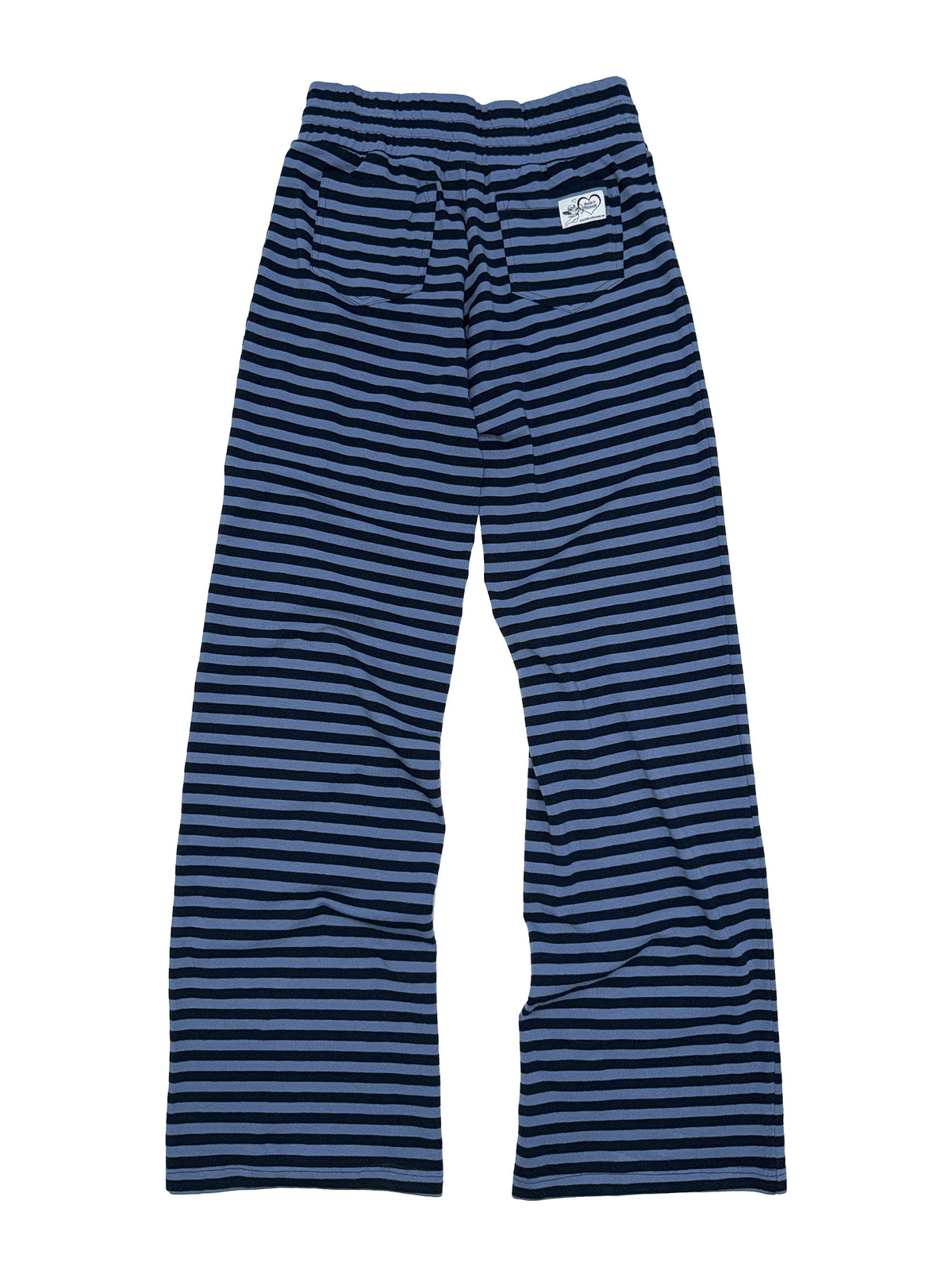 Classic Striped Jersey Pants Blue