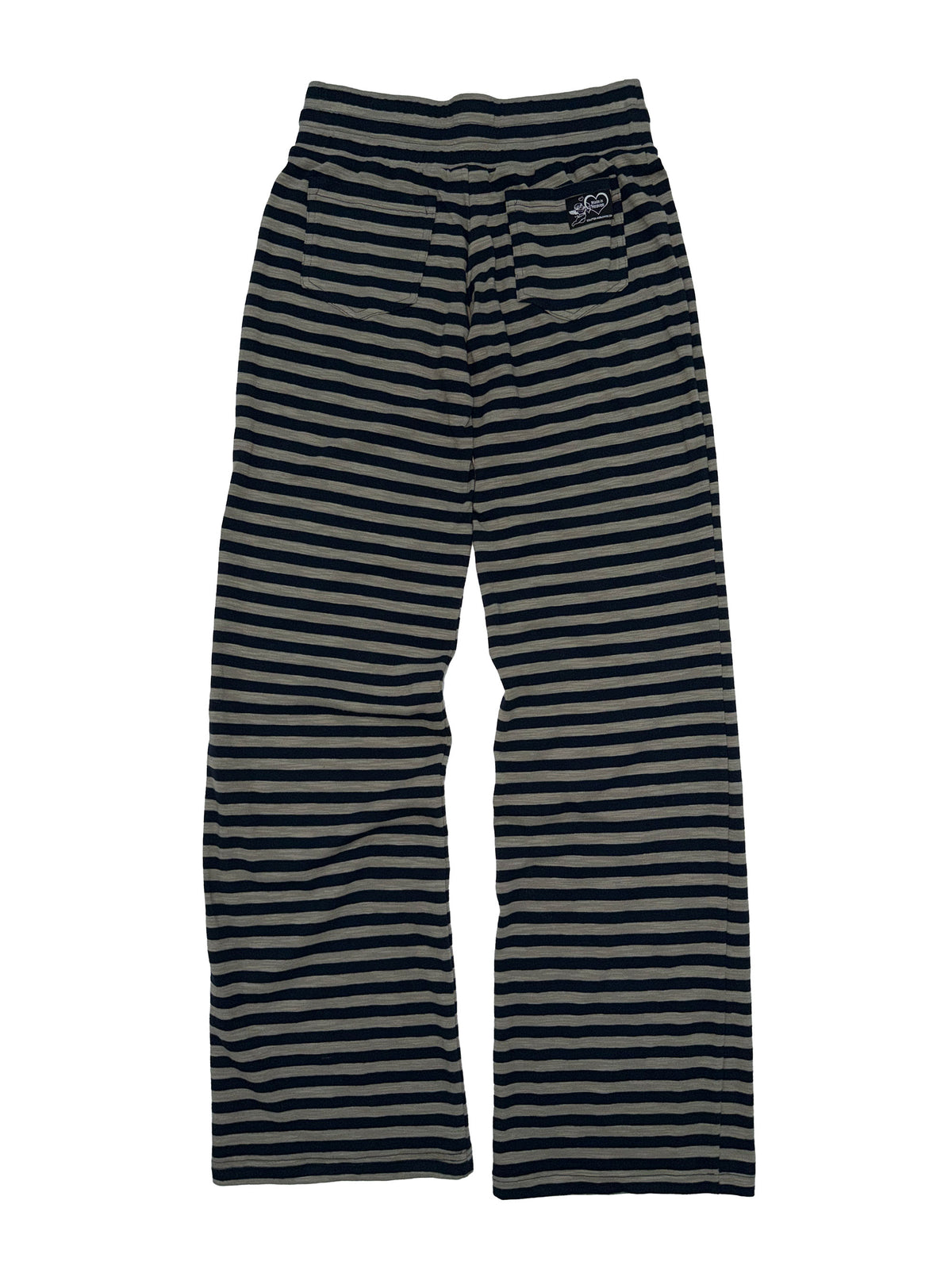 Classic Striped Jersey Pants Navy