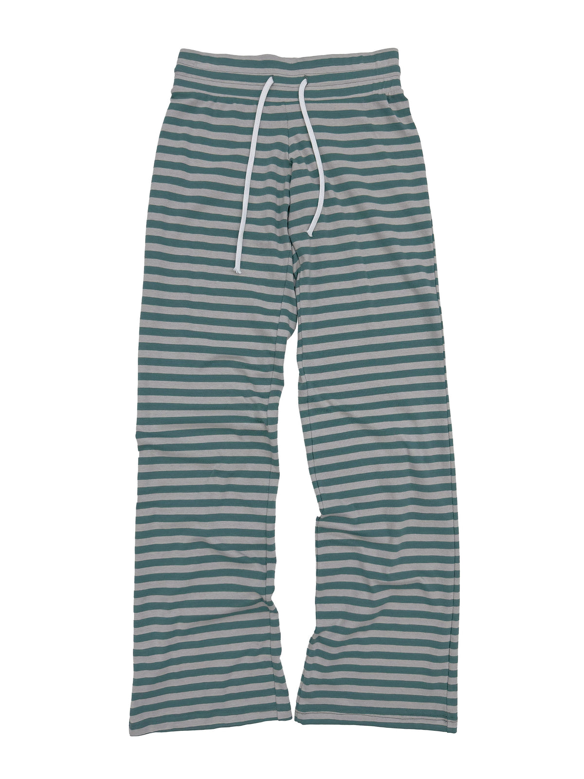 Classic Striped Jersey Pants Teal