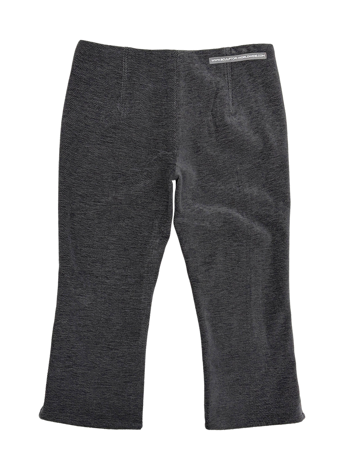 Corduroy Capri Pants Charcoal