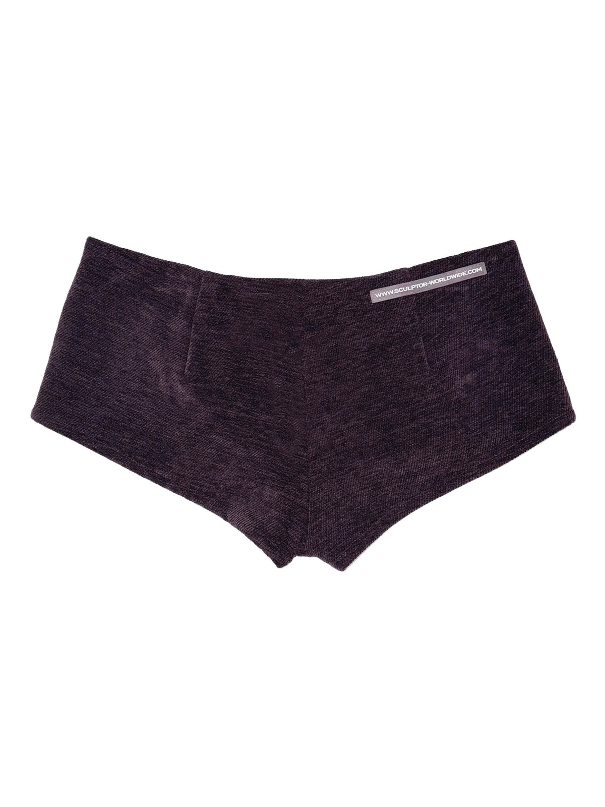 Corduroy Micro Shorts Deep Plum