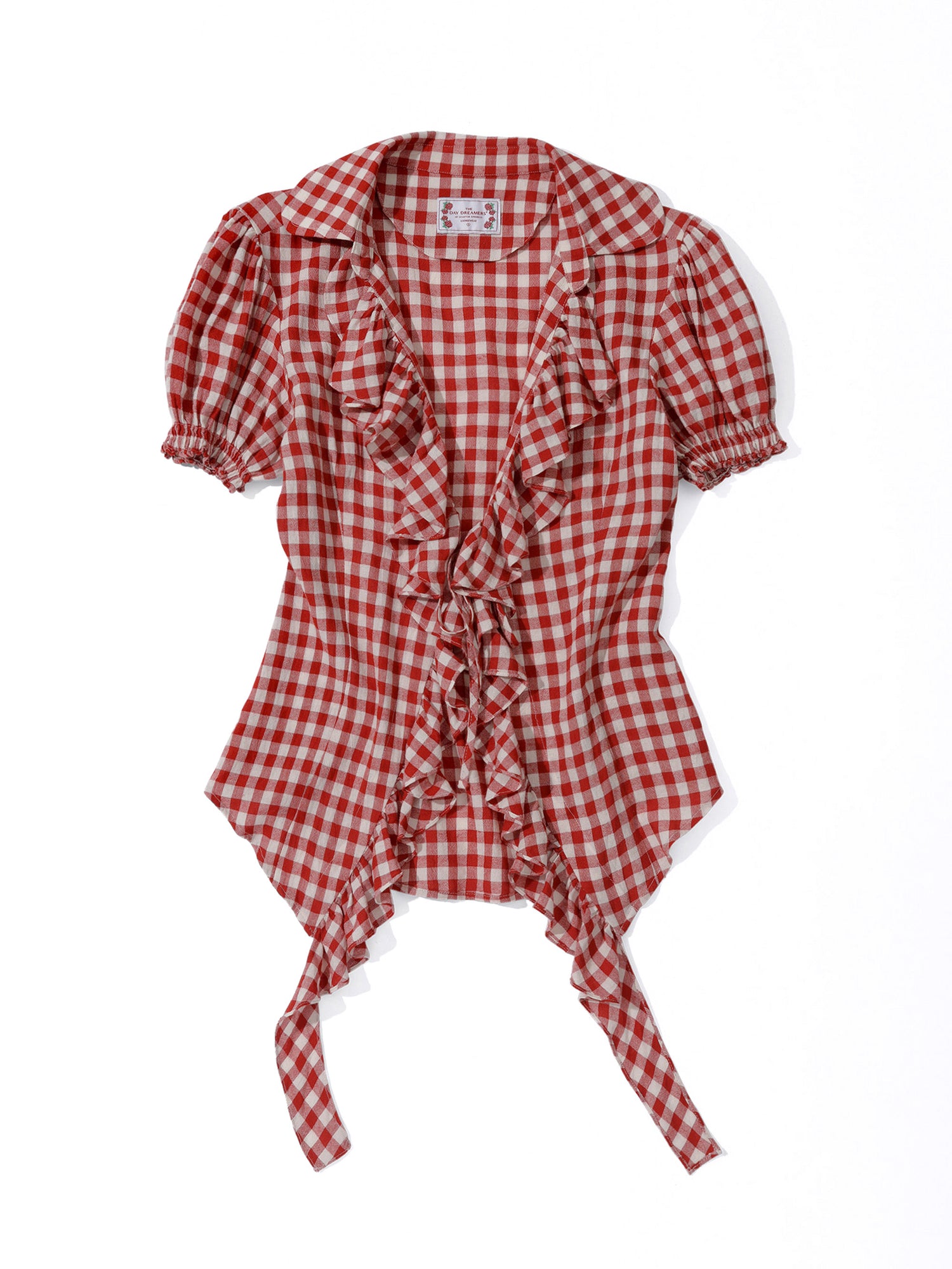 Cottage Open Blouse Red
