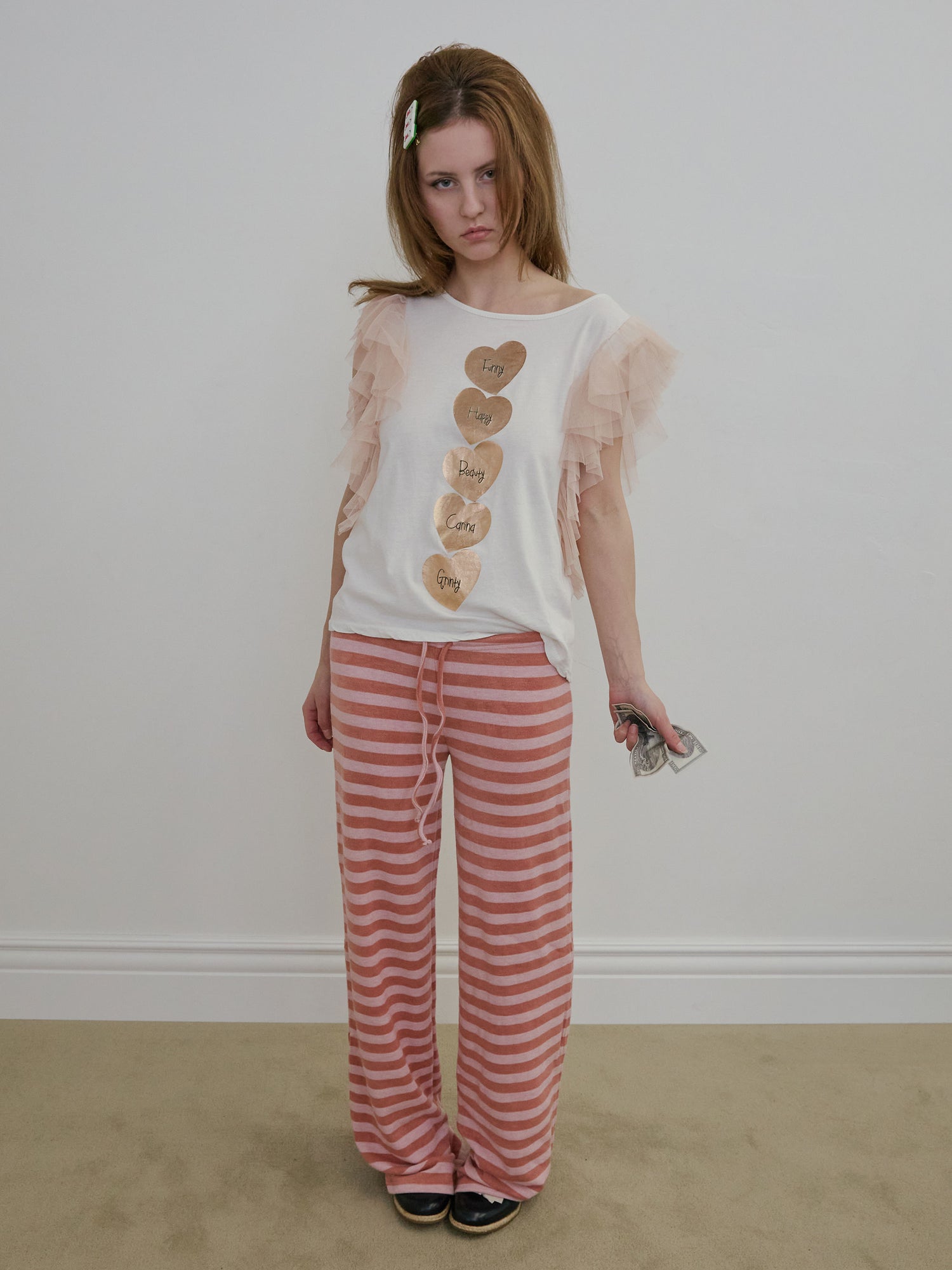 Couch Potato Fuzzy Pants Strawberry
