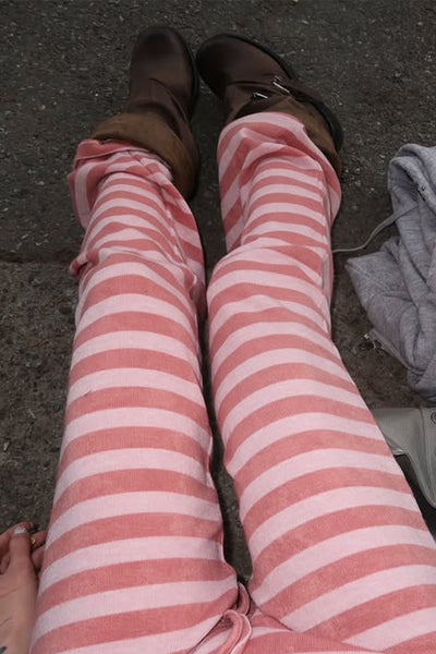 Couch Potato Fuzzy Pants Strawberry – Sculptor