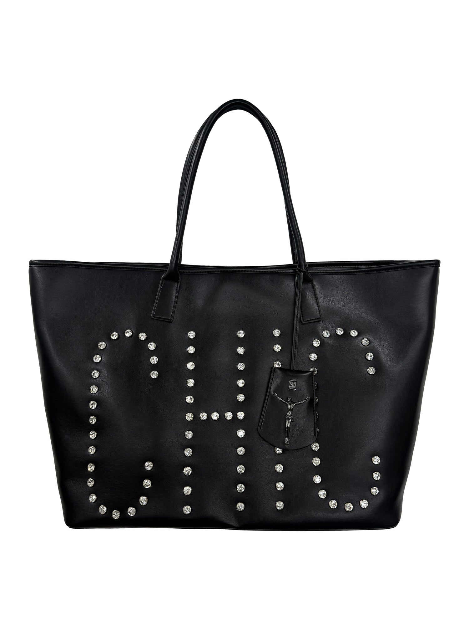 Couture Grocery Tote Bag Black