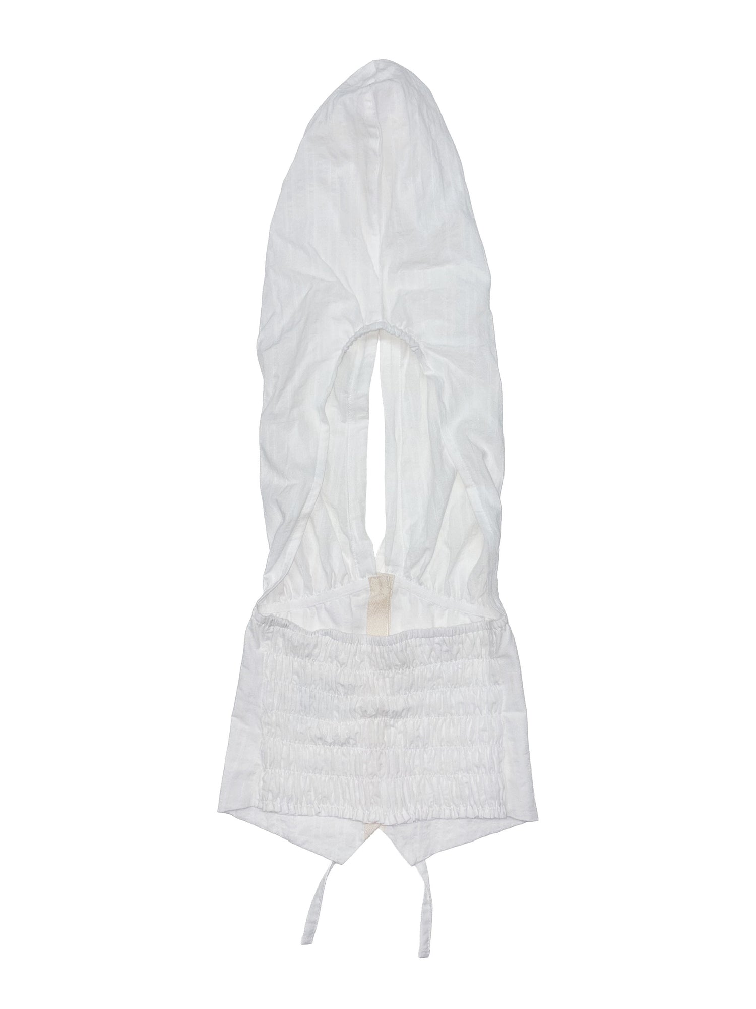 Cowgirl Hoodie Vest White
