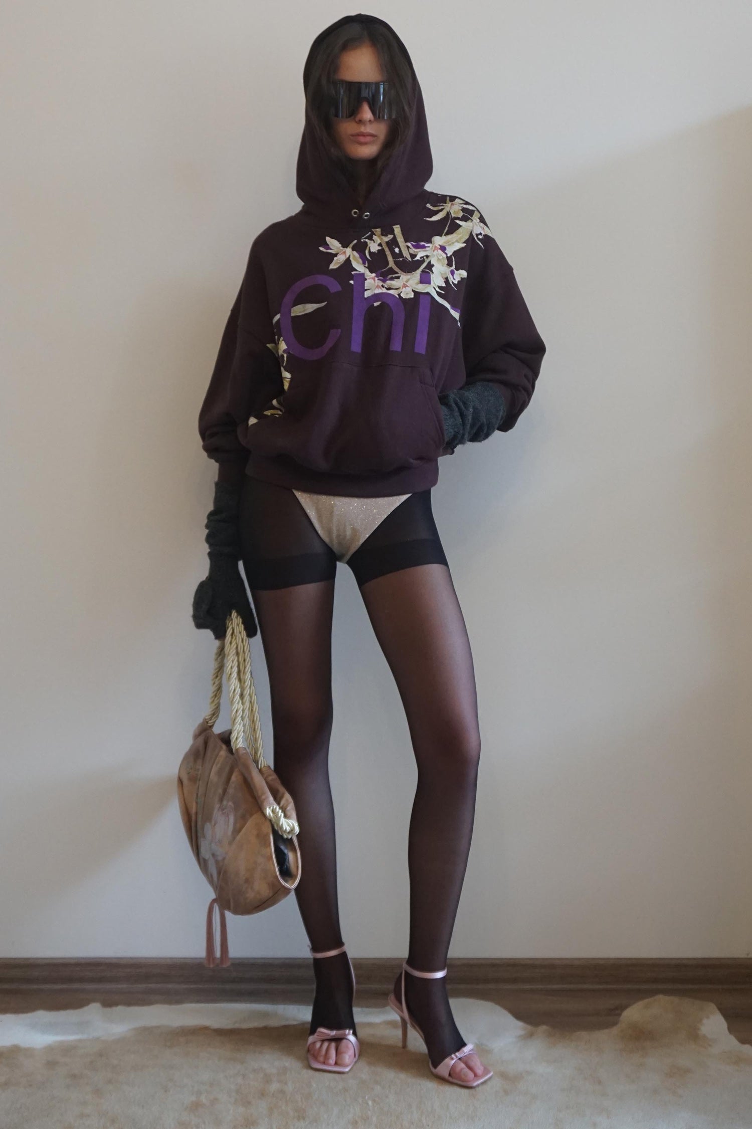 Chi Hoodie Deep Brown