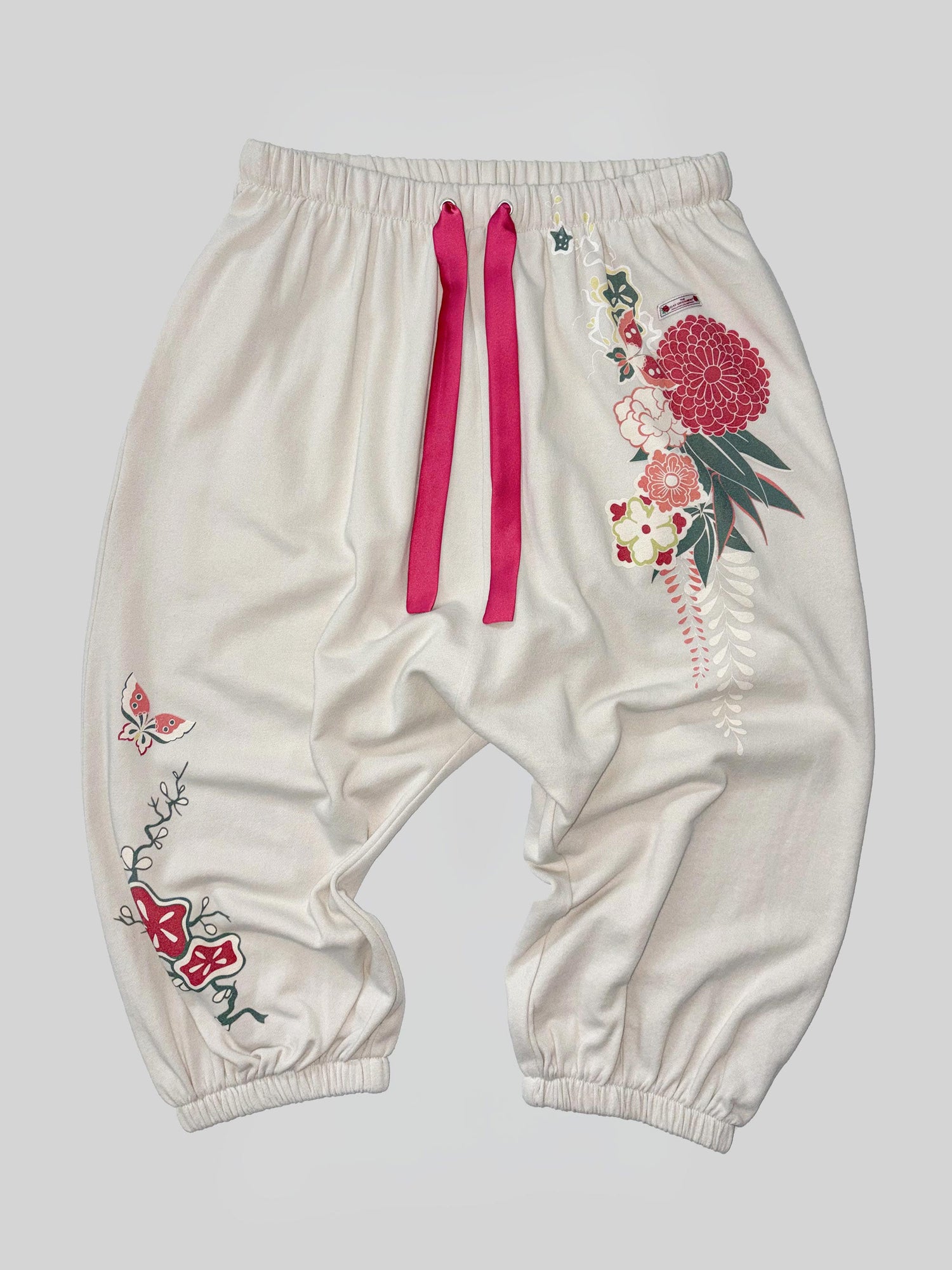 Zen Capri Jogger Pants Dirty White