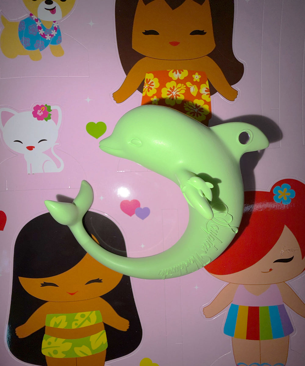 Dolphin Bangle Neon Green