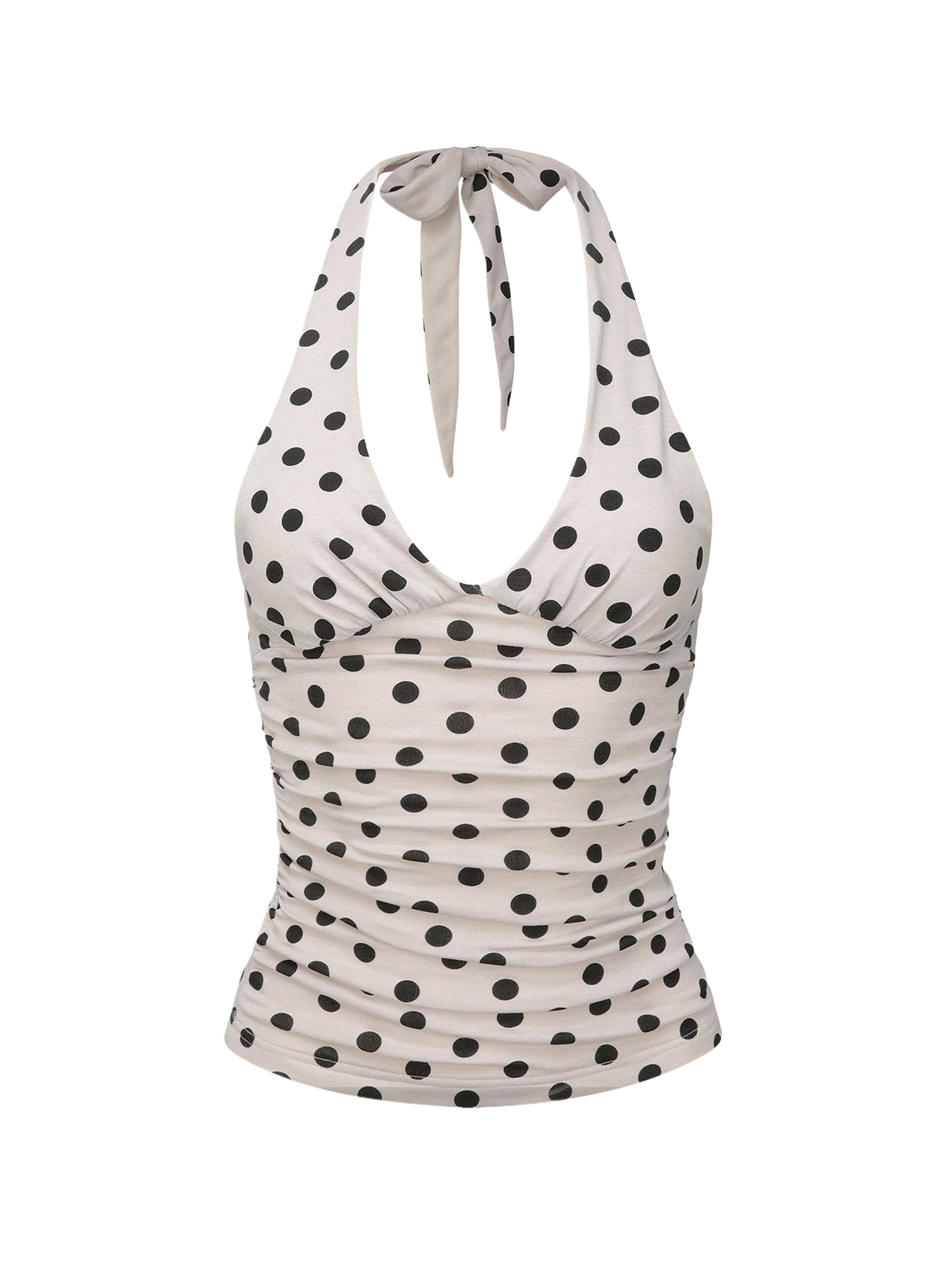Dot Halter Top Raw