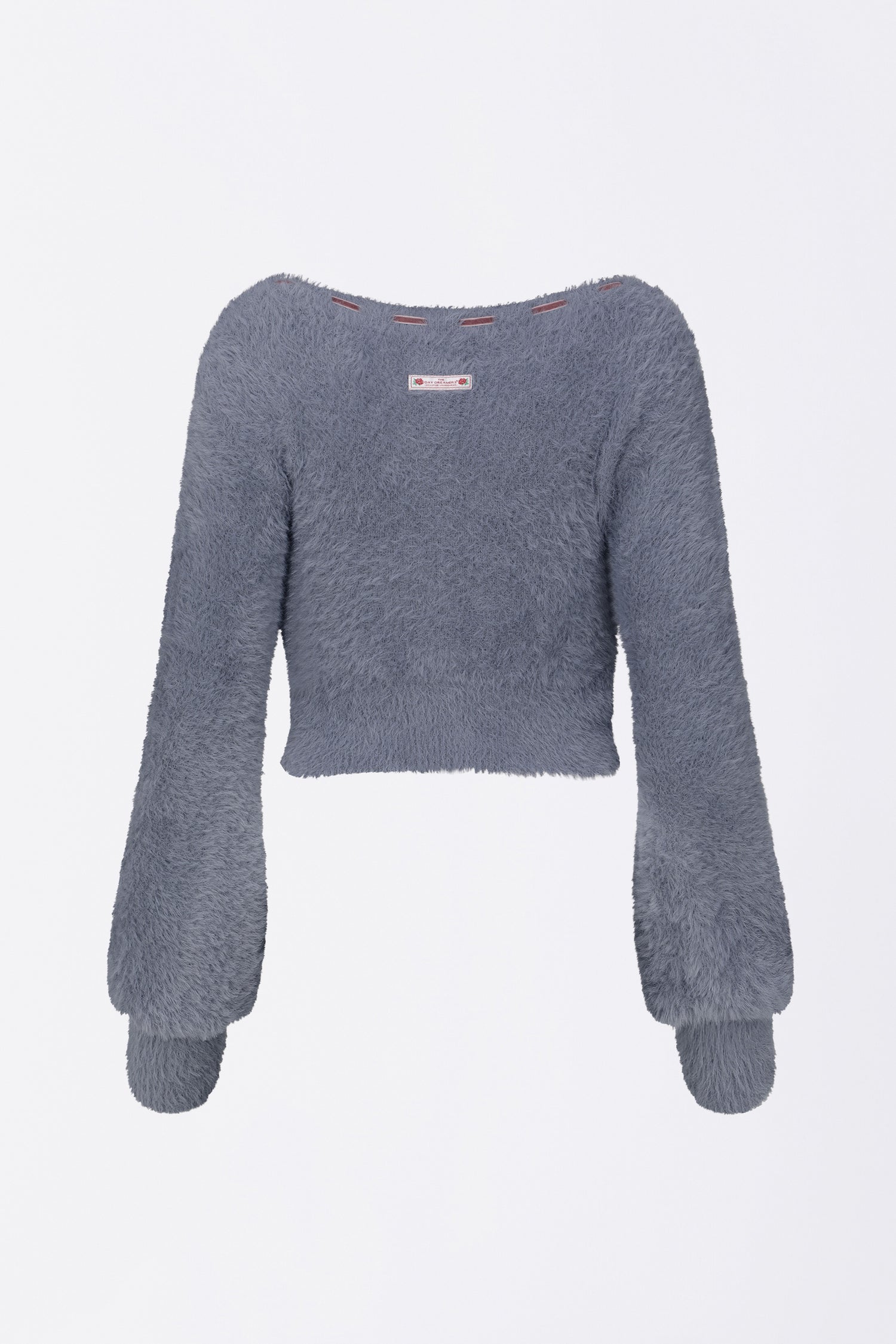 Angora Cardigan Dusty Blue