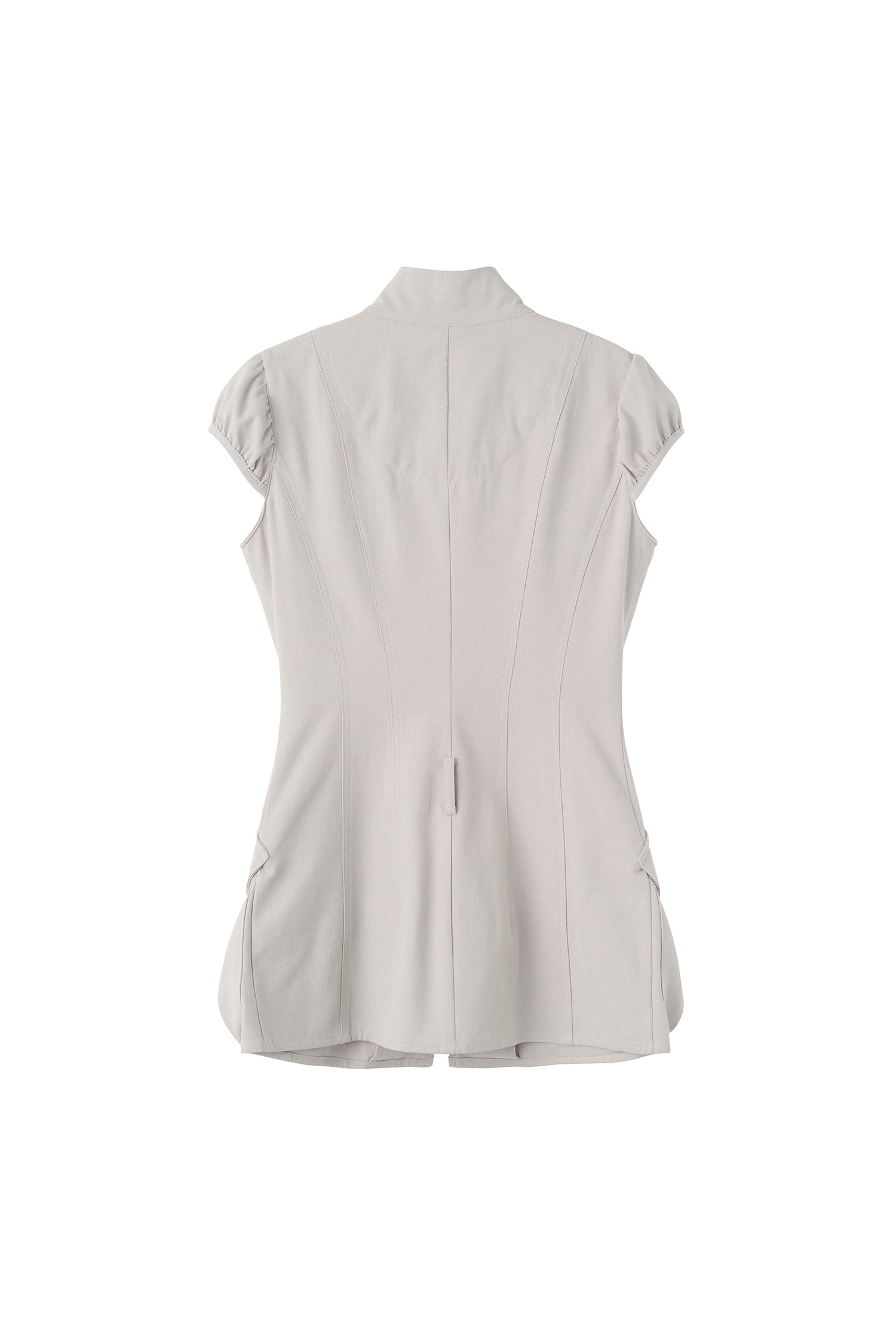 Cargo Zip-Up Dress Ice Gray
