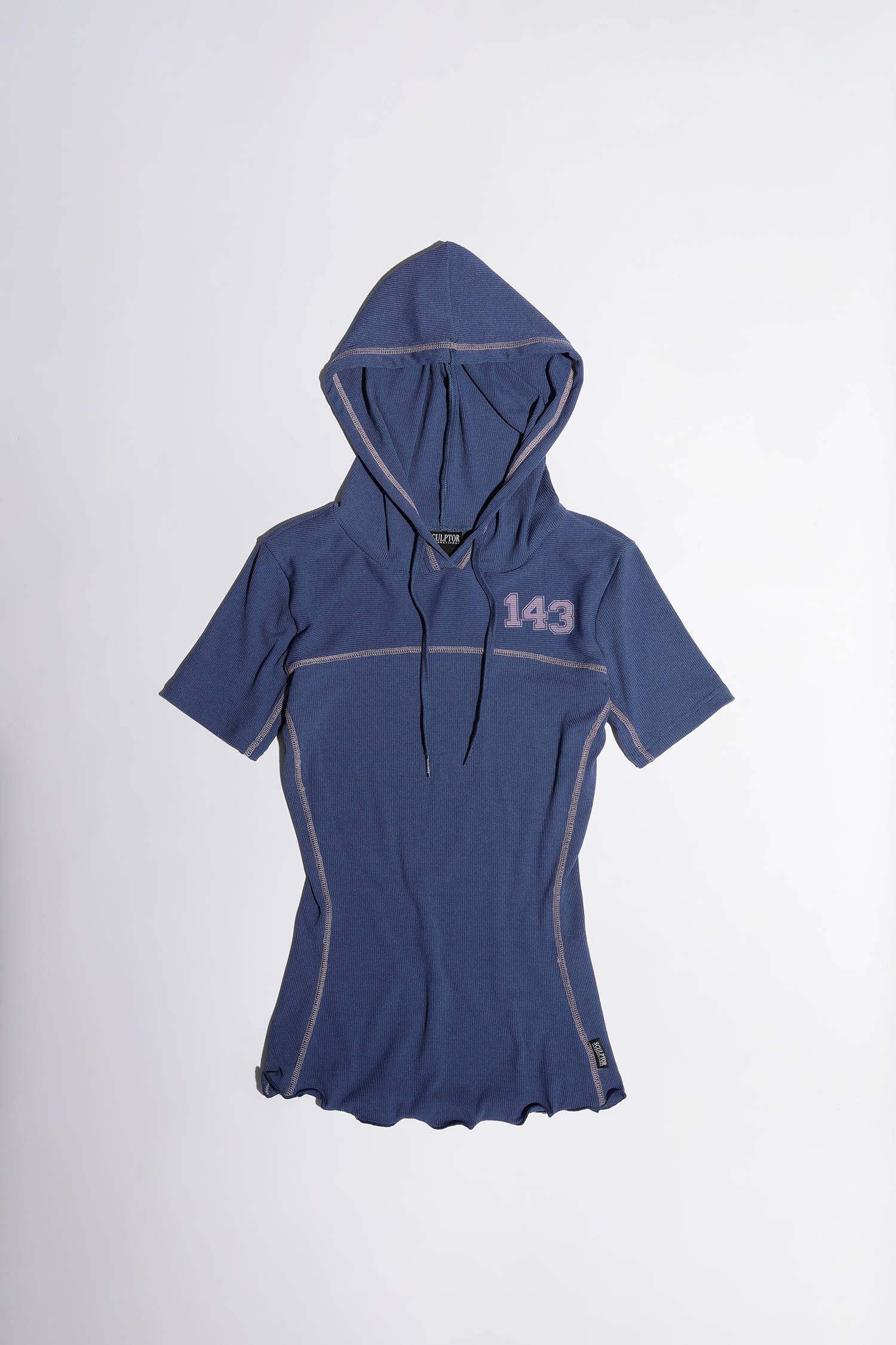 ILY Numbering Hoodie Tee Vintage Blue