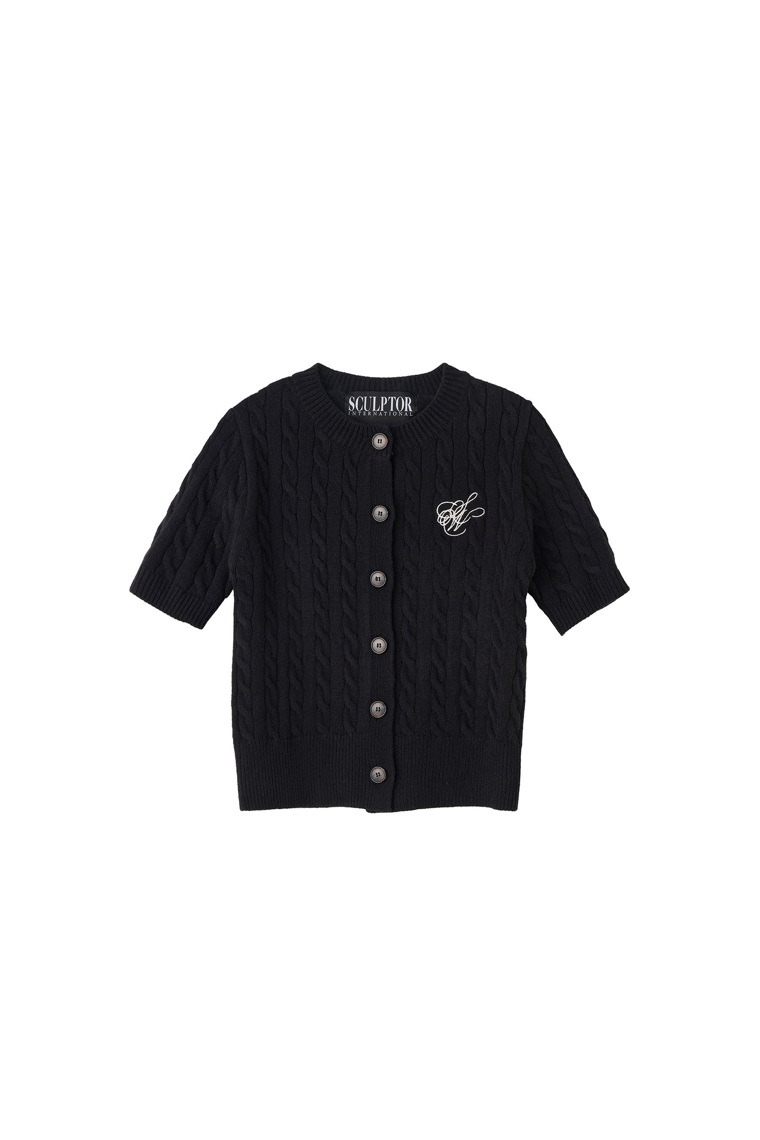 So Classy Cable Cardigan Black
