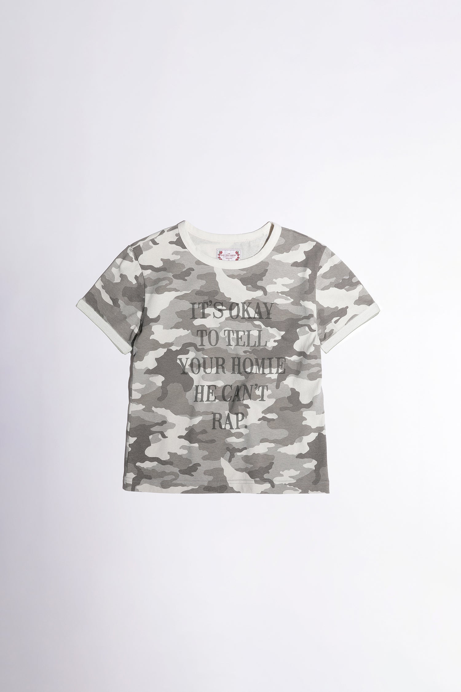 Nothing But The Truth Tee Ash Camo