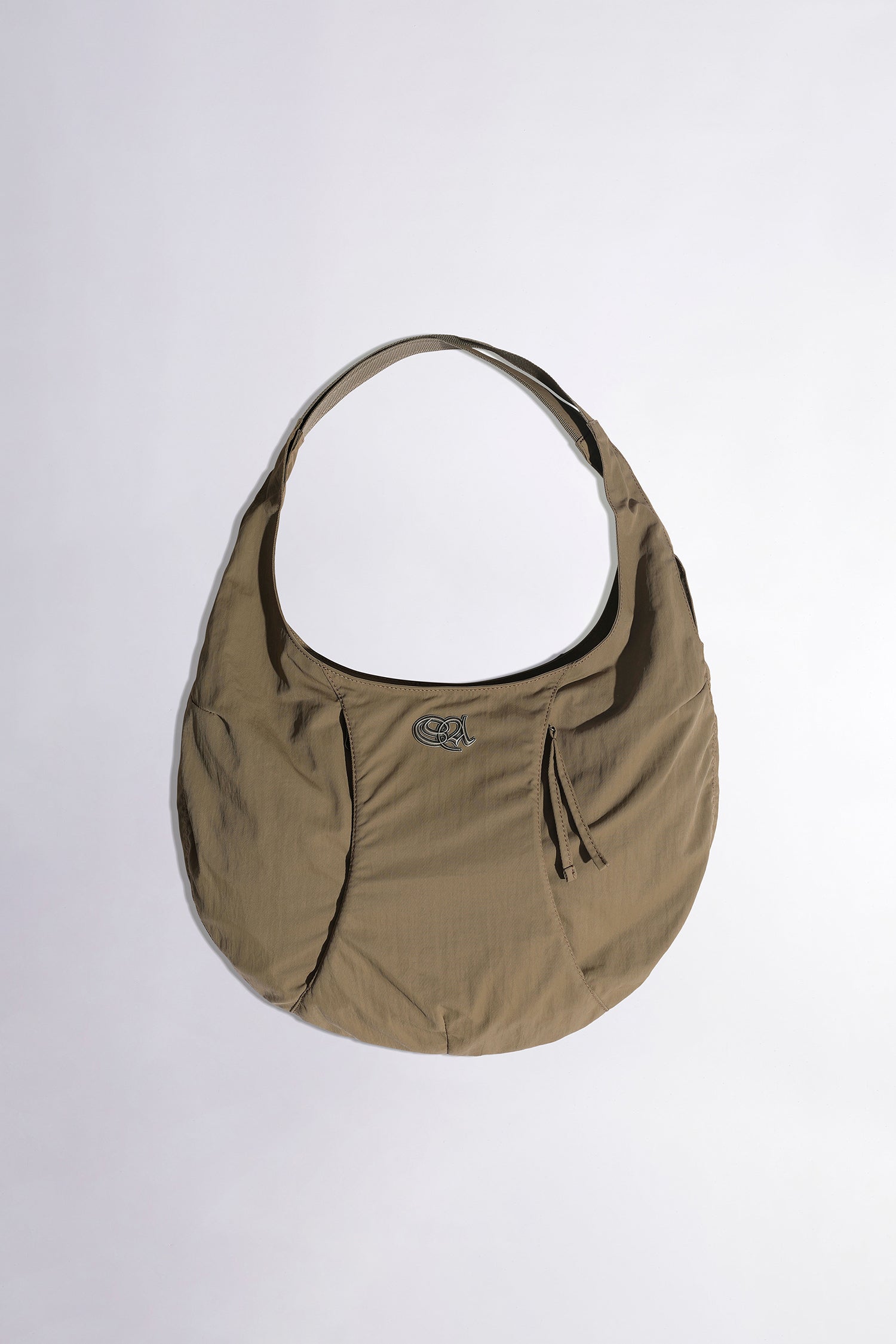 Nylon Moon Bag Brown
