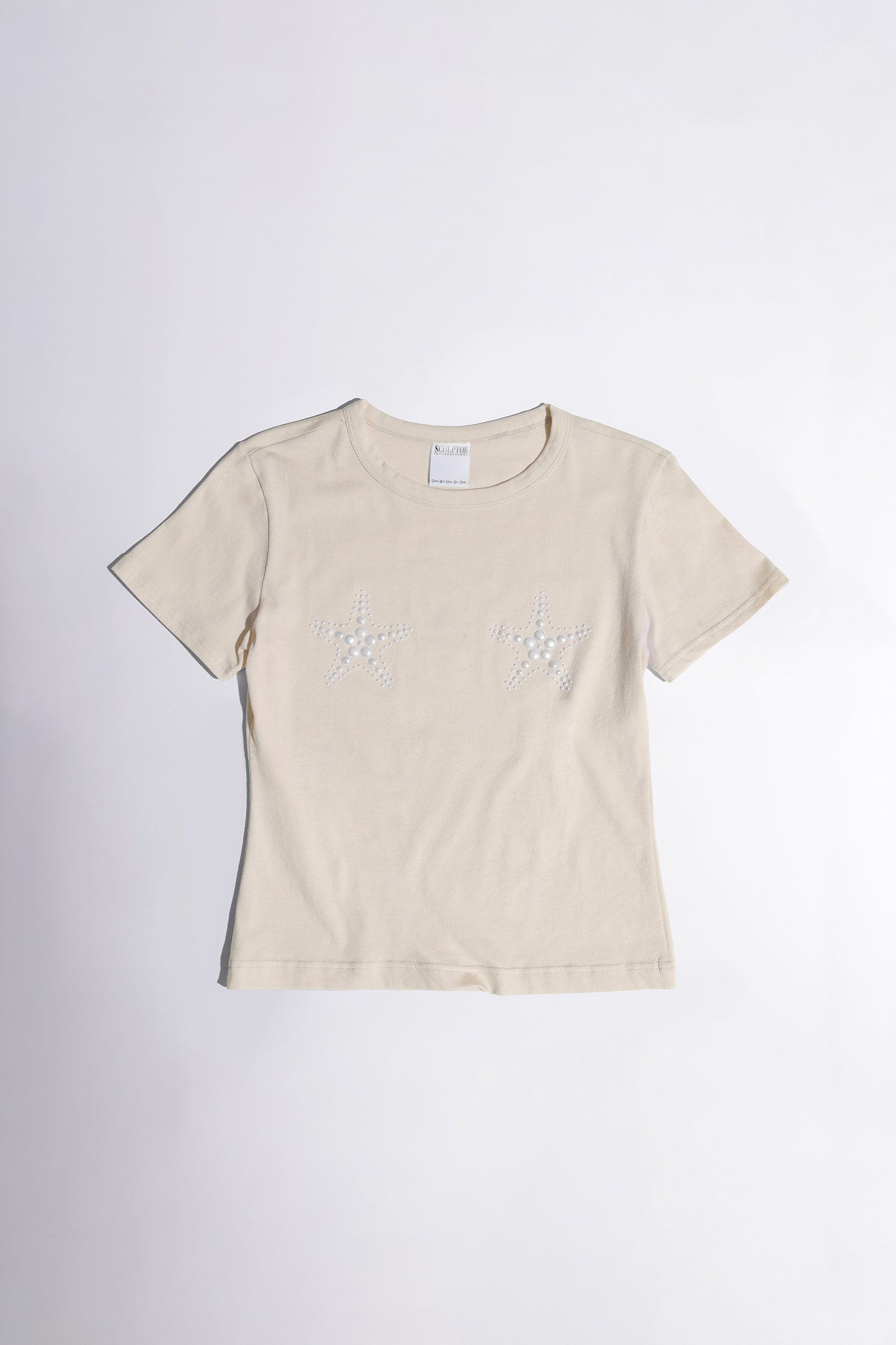 Pearl Starfish Tee Pale Pink