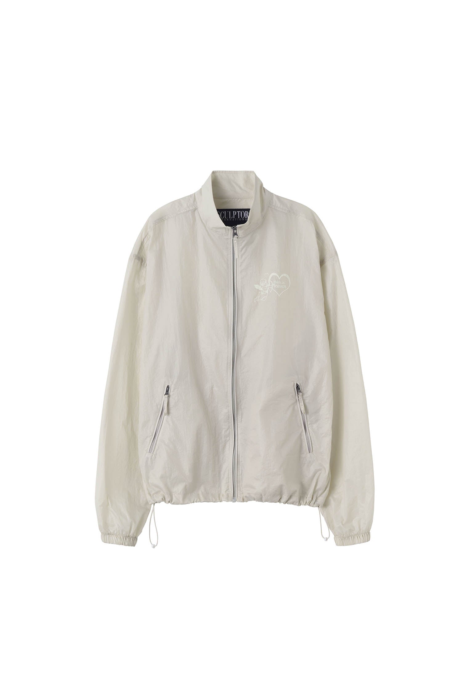 Glossy Nylon Jacket Raw