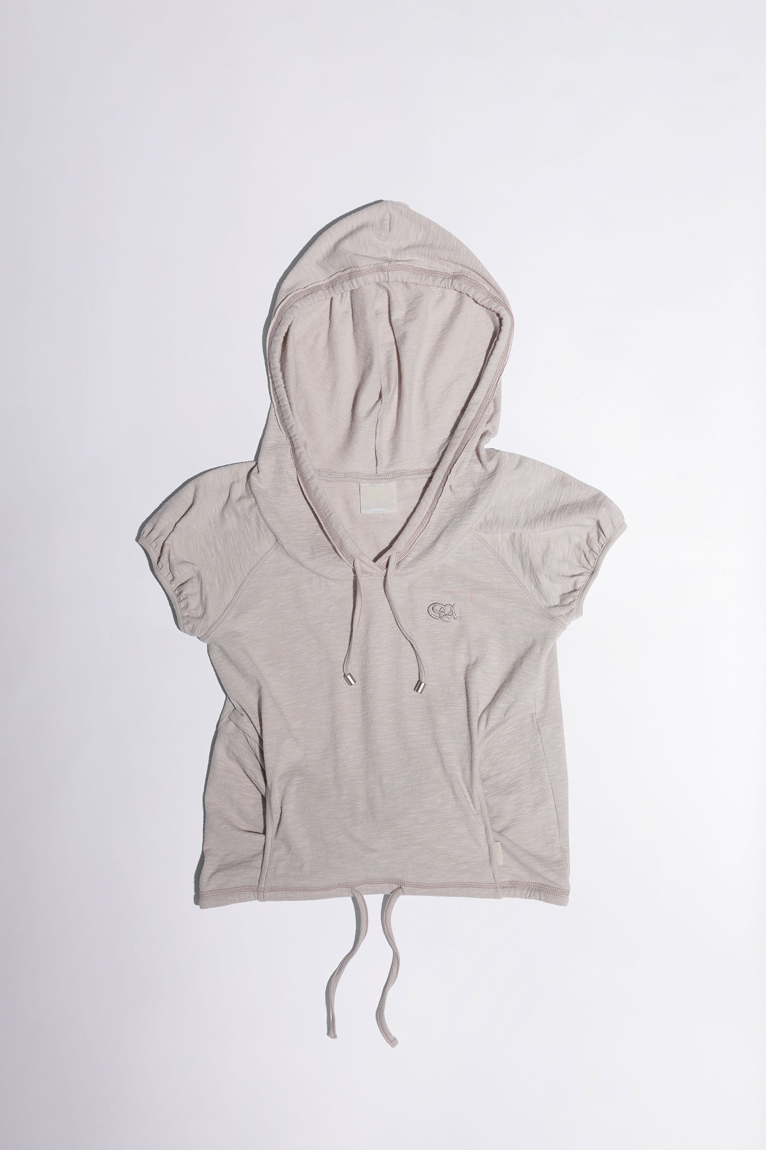 Raglan Hoodie Tee Blush