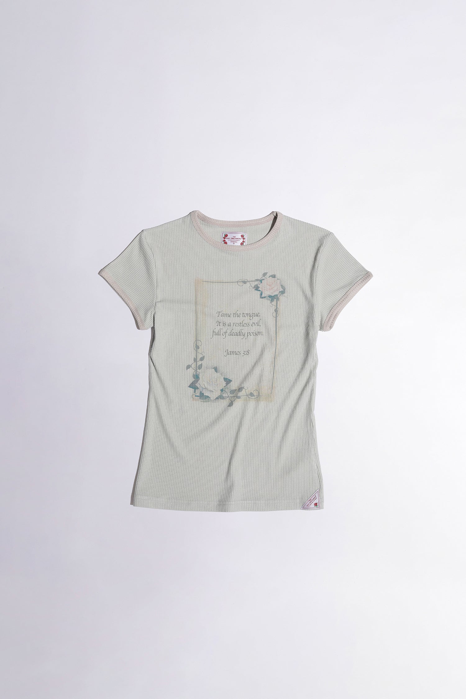 Rose Ringer Tee Ice