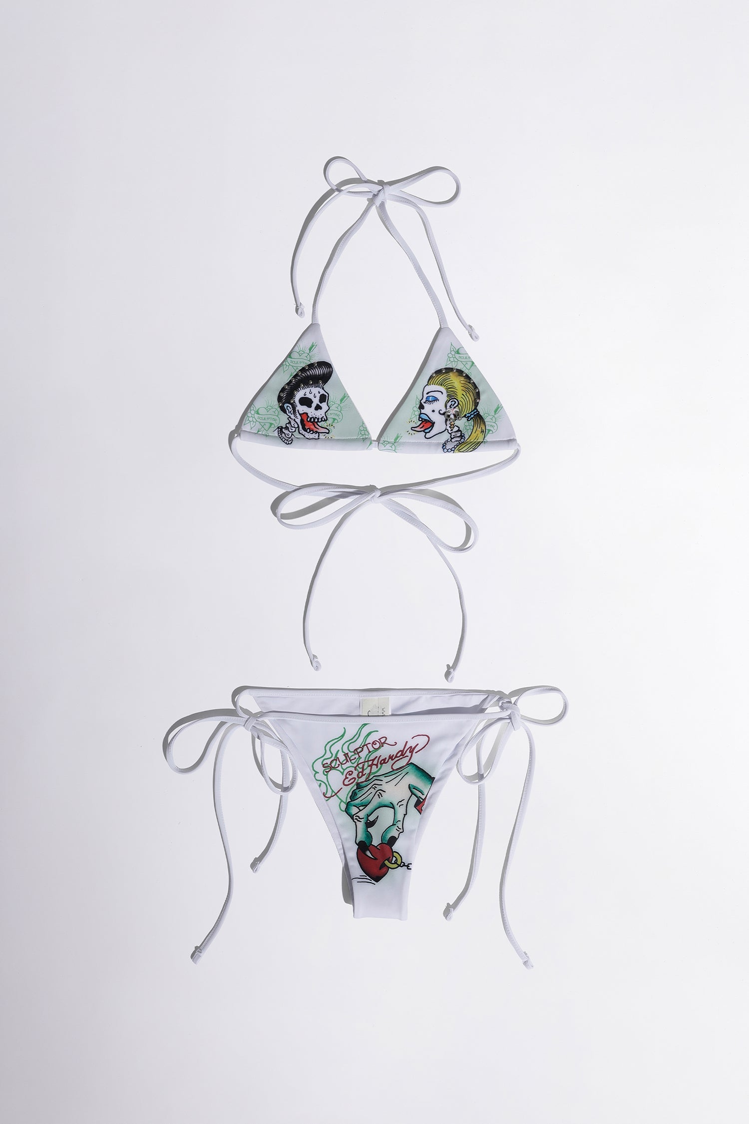 [Sculptor X Ed Hardy] Piercing Microkini White