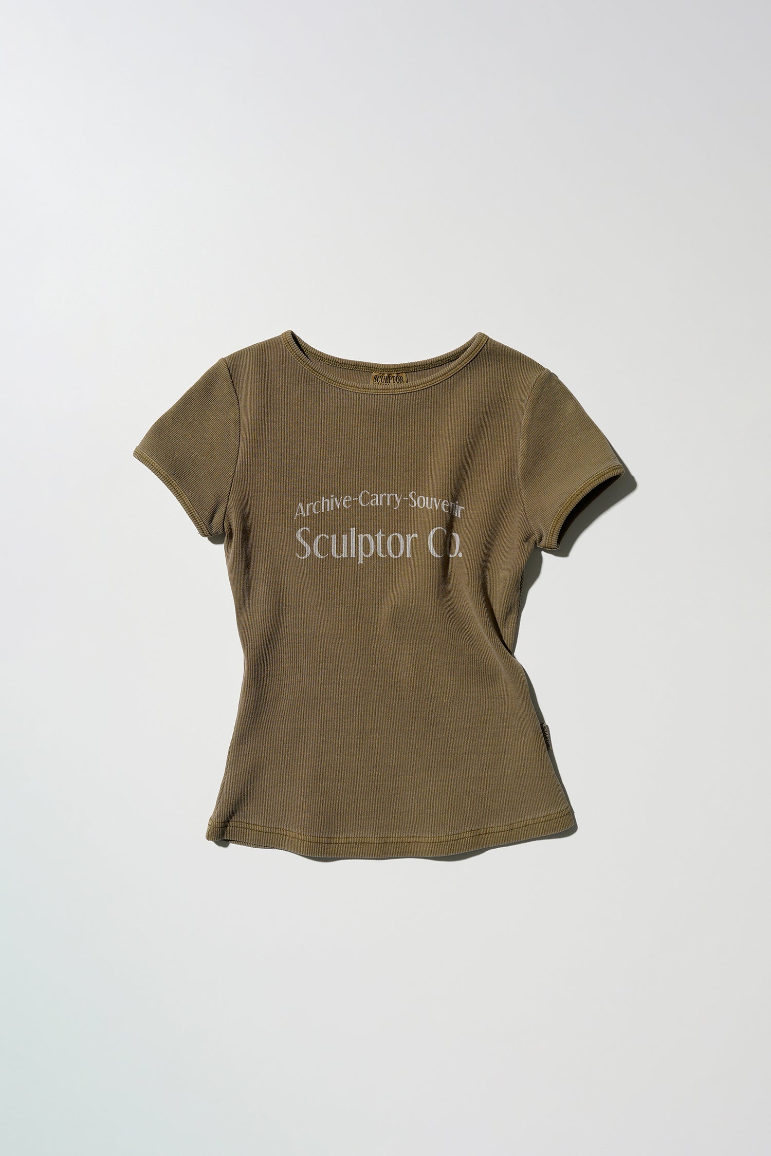 Archive Pigment Baby Tee Dusty Brown