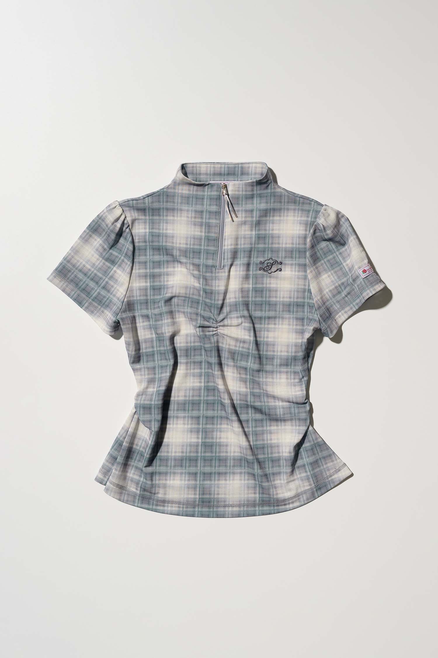 Geek Half Zip-Up Blue Gray