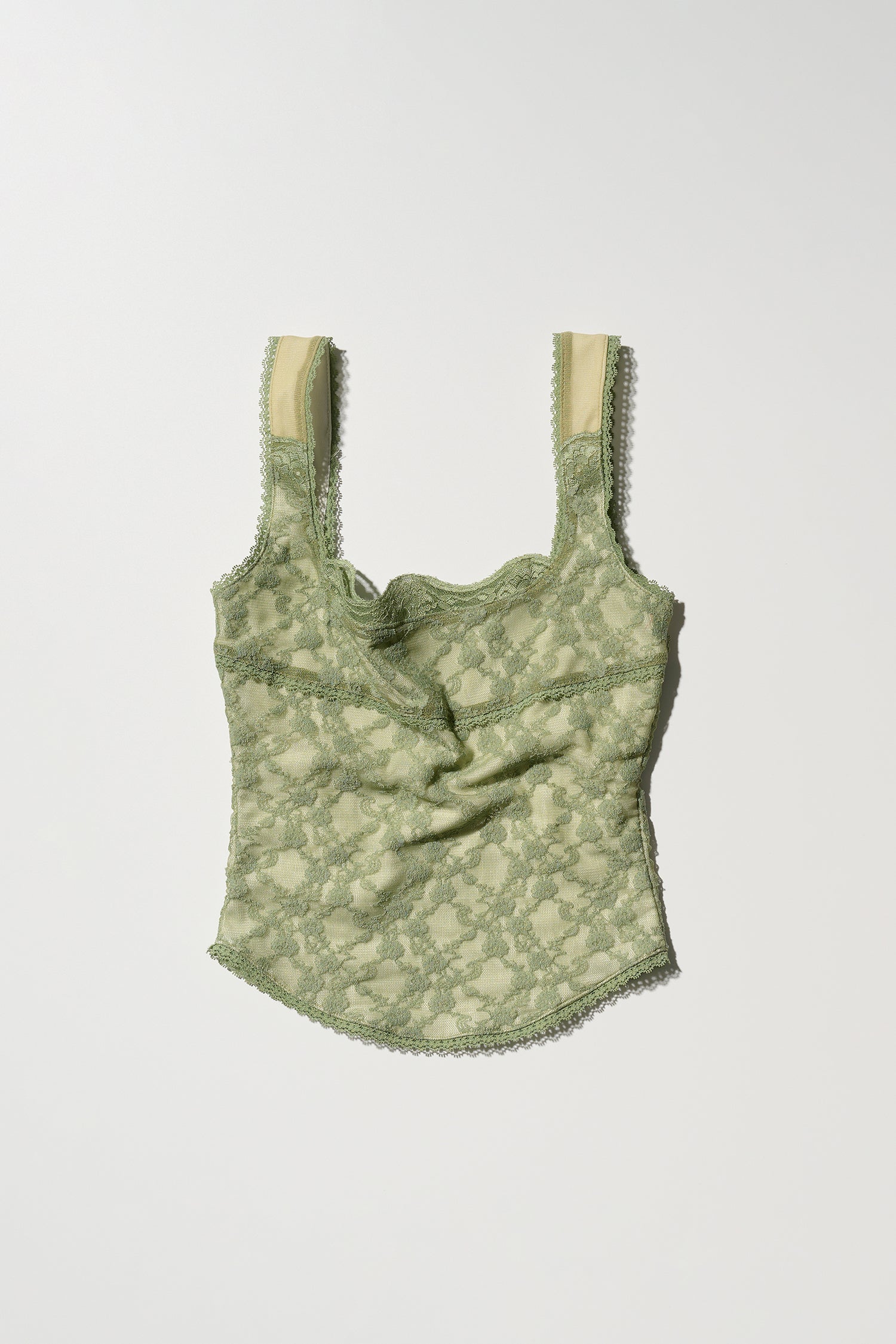 Team Mary Corset Top Green/Lemon
