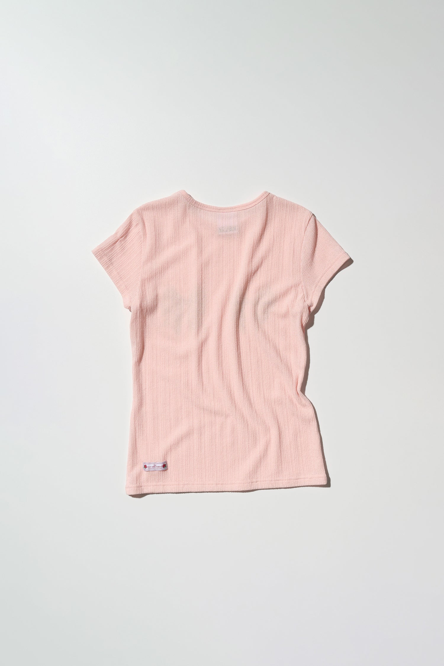 Bow Bow Baby Tee Peach Fuzz