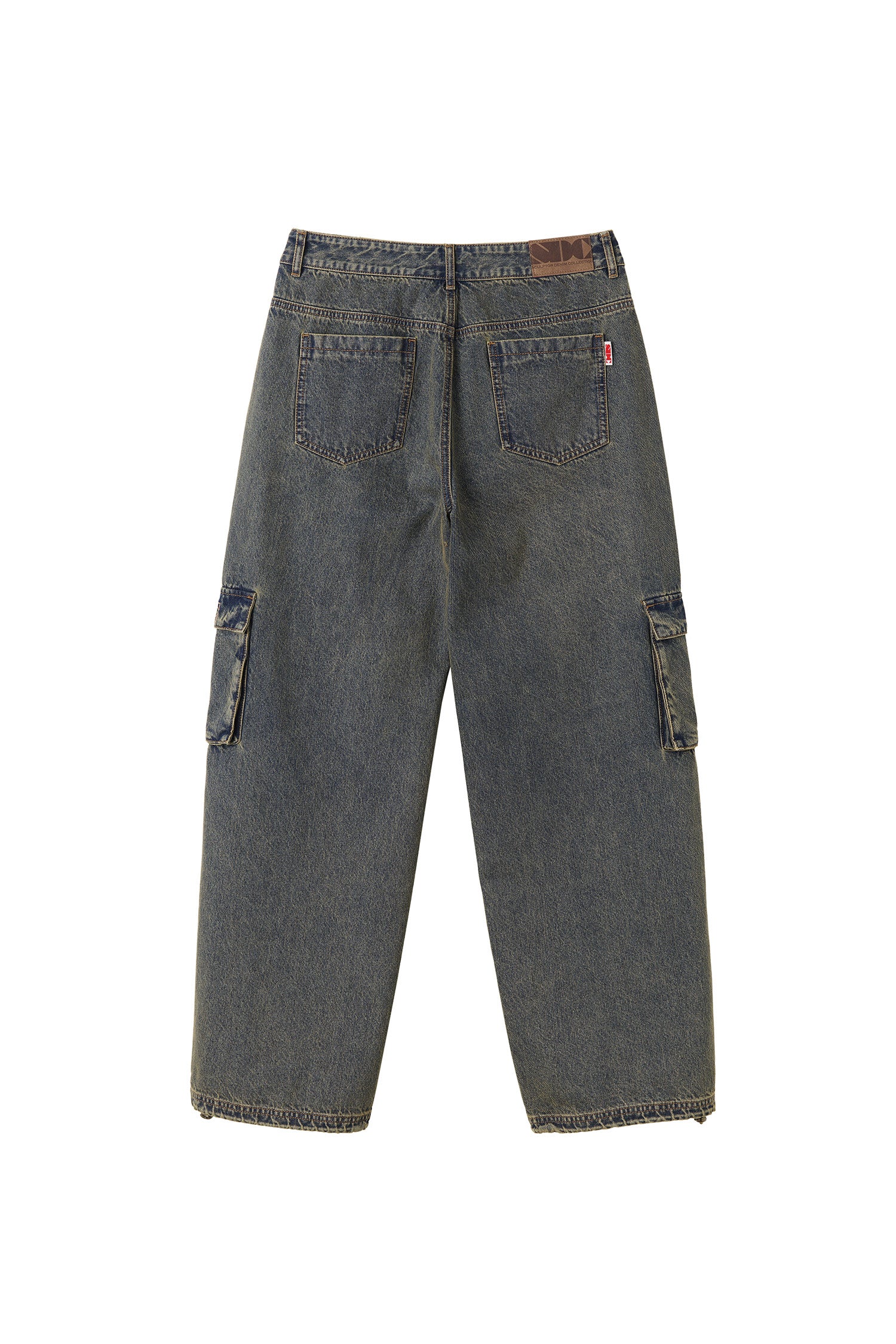 Acid Cargo Jogger Pants Vintage Tint