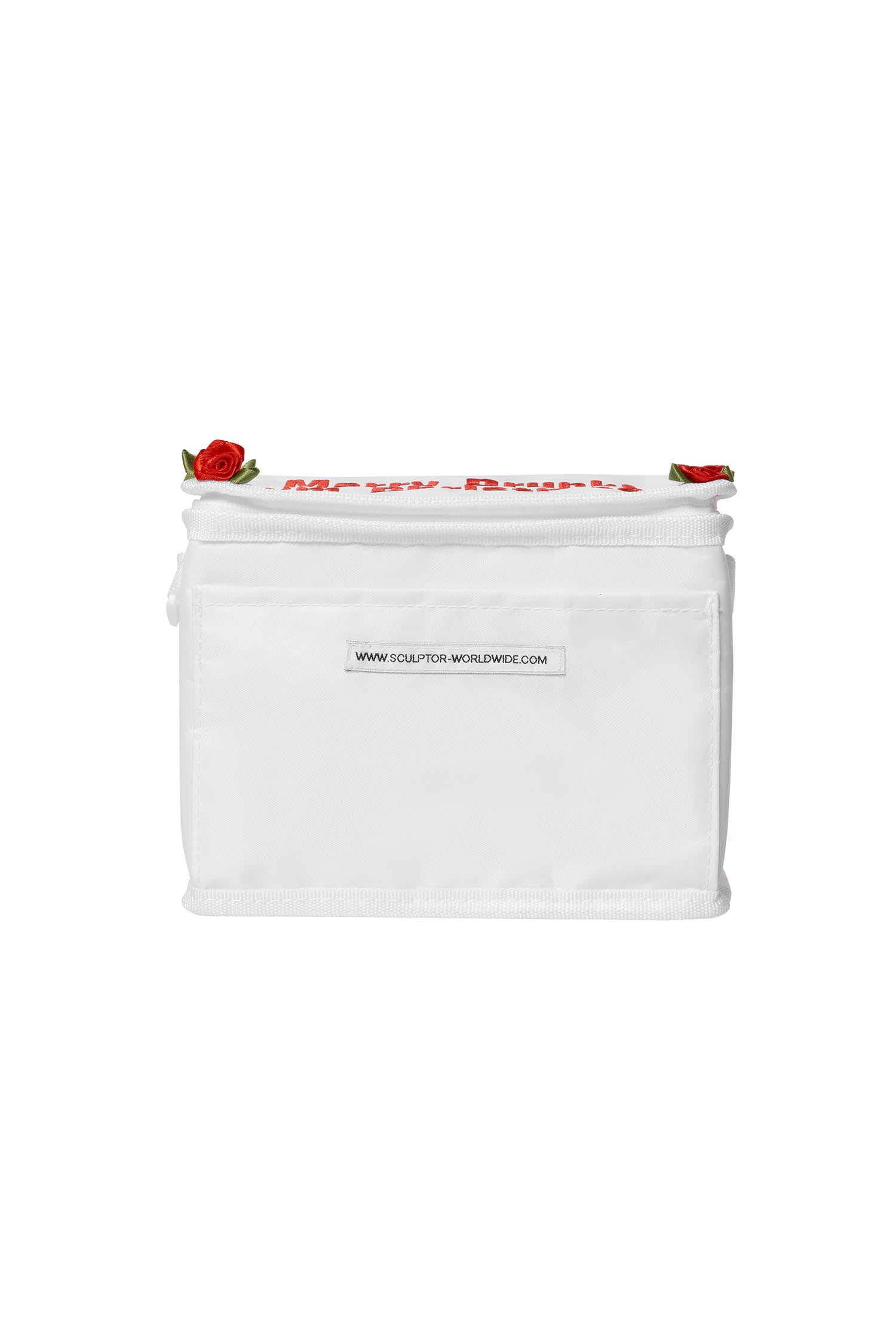 Merry Drunk Cooler Bag White